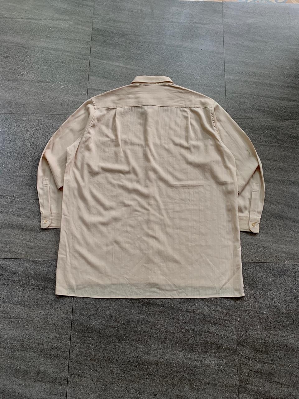 Yohji Yamamoto FREE TAX! Ys for Men Oversized Wool Ls Shirt Size US L / EU 52-54 / 3 - 4 Thumbnail