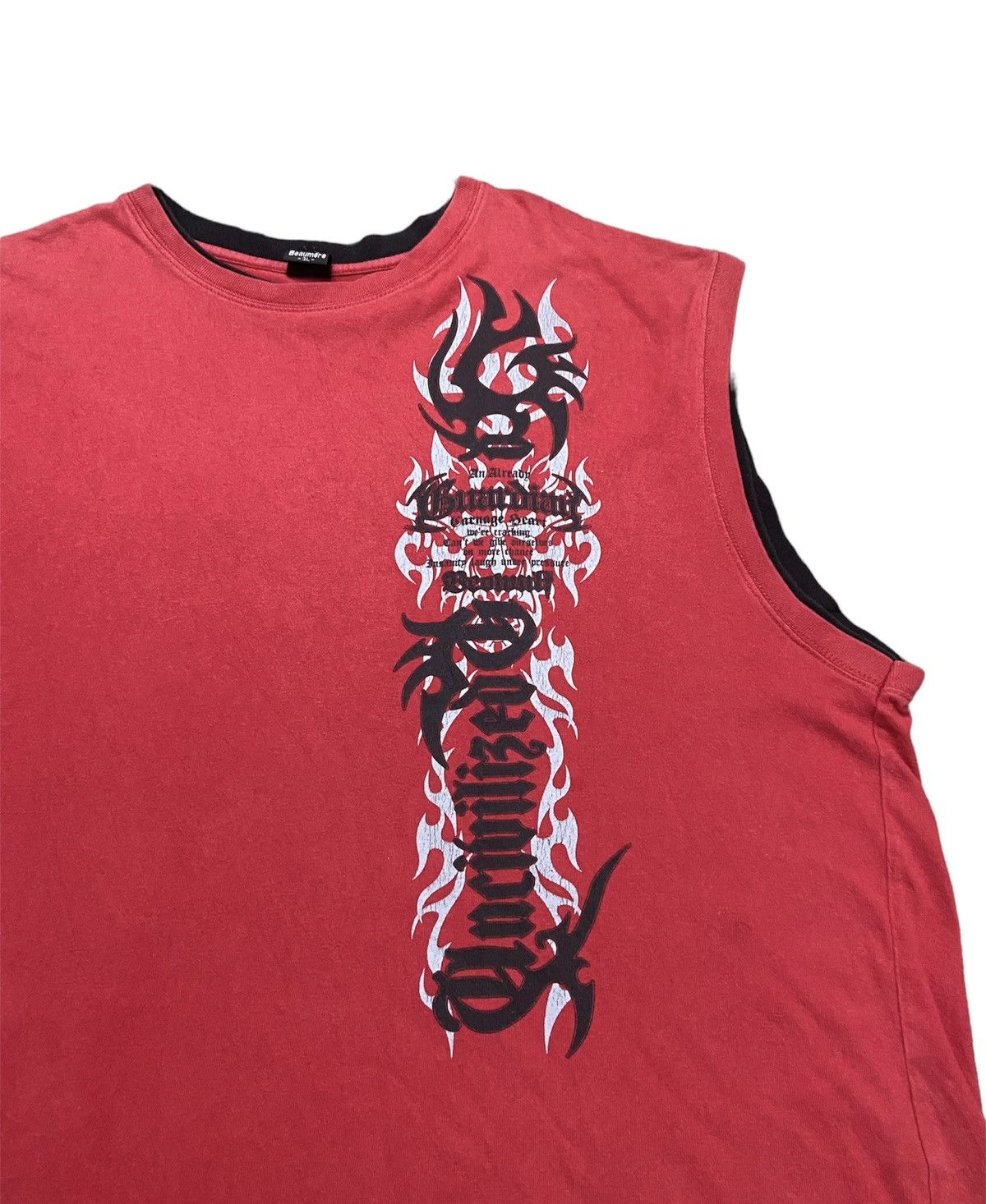 If Six Was Nine Vintage Beaumere Dark Knight Tank top poem triball style Size US XL / EU 56 / 4 - 4 Thumbnail