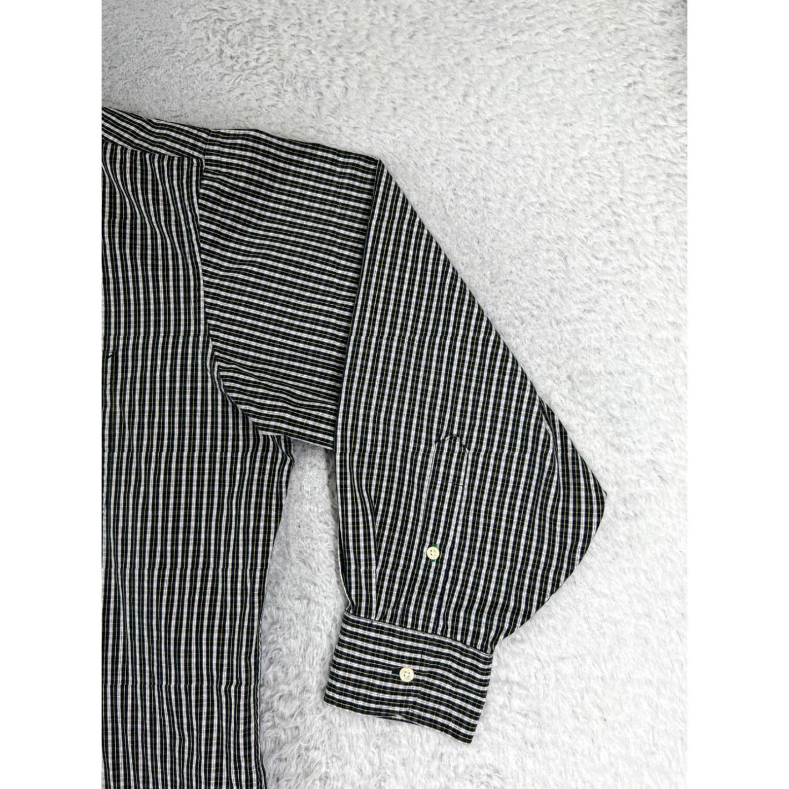 Tommy Hilfiger VINTAGE Tommy Hilfiger Shirt Men XL Blue Yellow Stripe Button Up Cotton Size US XL / EU 56 / 4 - 2 Thumbnail