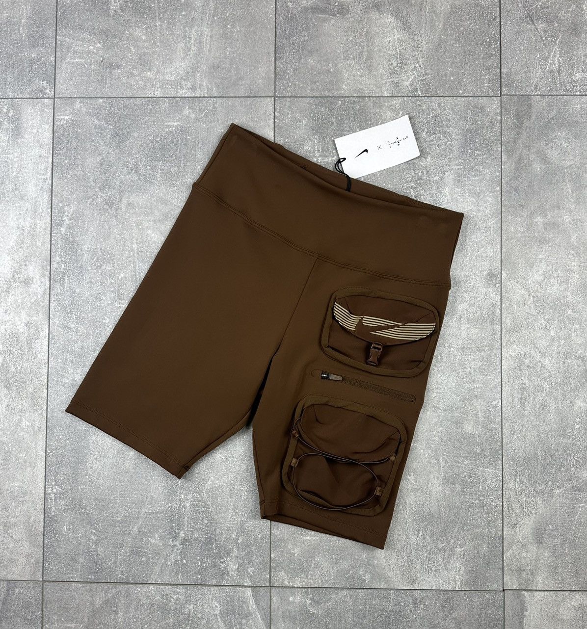 Nike New Womens Nike x Cactus Jack Travis Scott Shorts Size 26" / US 2 / IT 38 - 1 Thumbnail