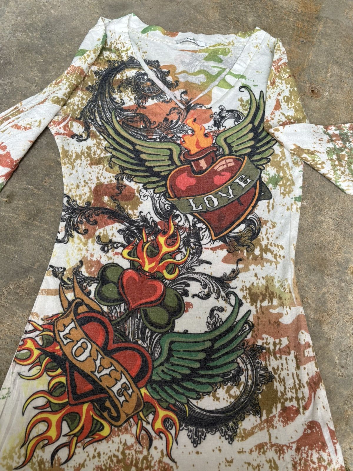 Hysteric Glamour × If Six Was Nine × Japanese Brand Y2k Opium Papaya Love Tatto Punk Style Longsleeve Size M / US 6-8 / IT 42-44 - 6 Thumbnail
