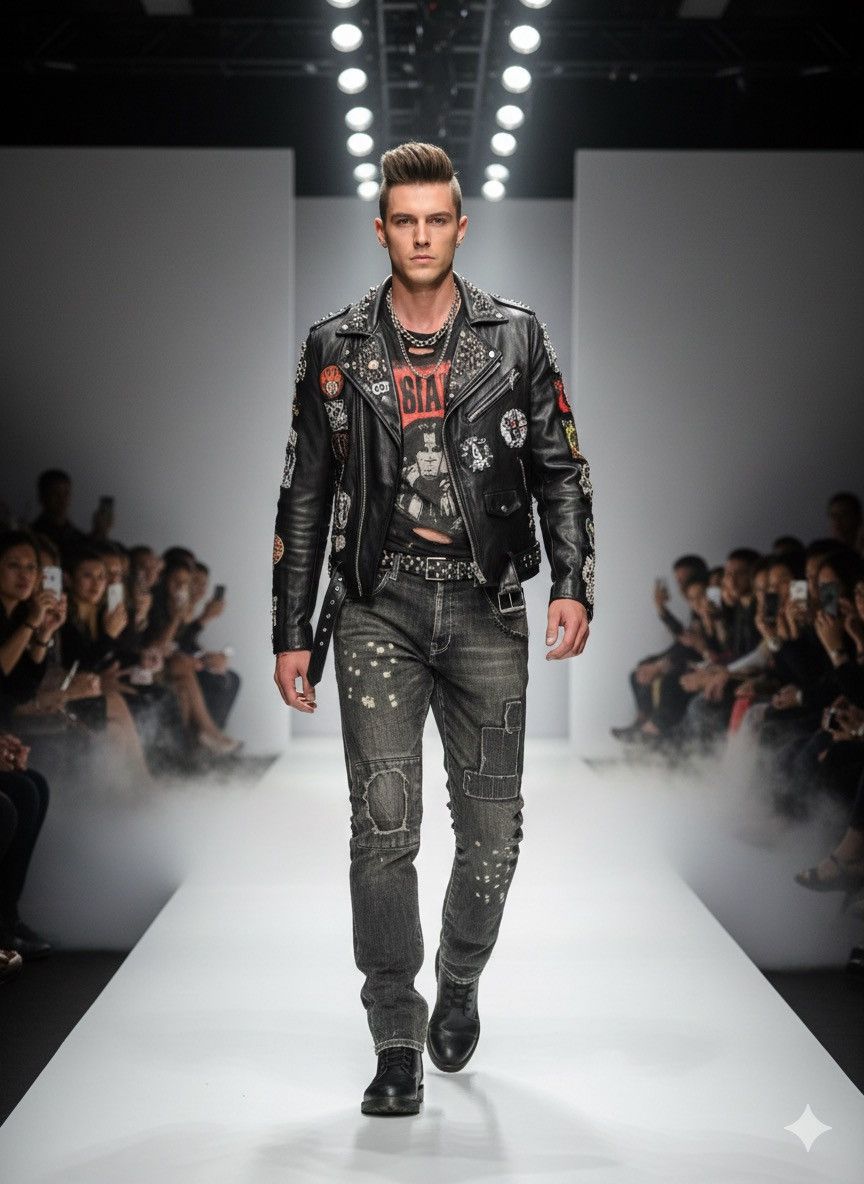 If Six Was Nine 🔥Rare Artinero Patchwork Kapital Inspired Distressed Denim Size US 34 / EU 50 - 1 Thumbnail
