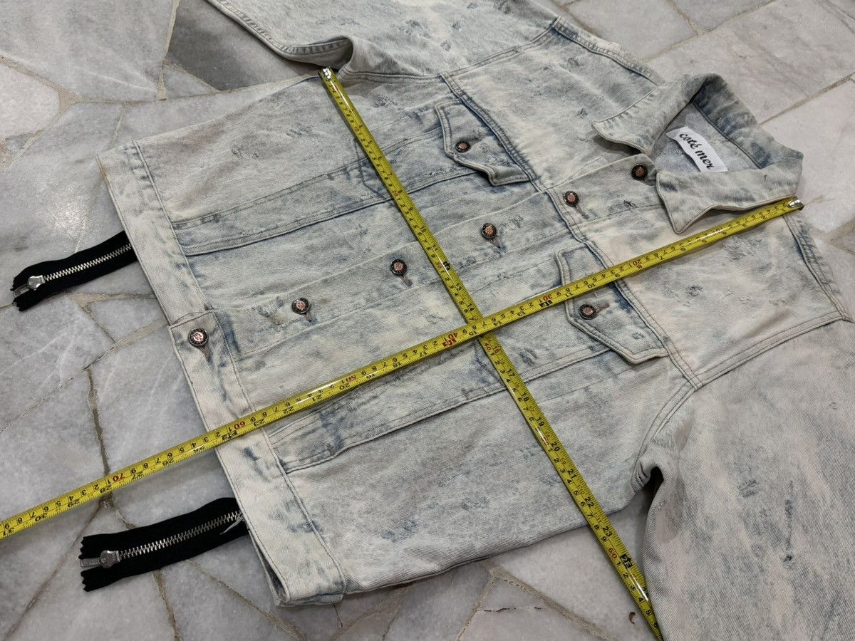 Denime Japanese Brand Denime Jacket Zipper Distressed Design Size US M / EU 48-50 / 2 - 9 Thumbnail