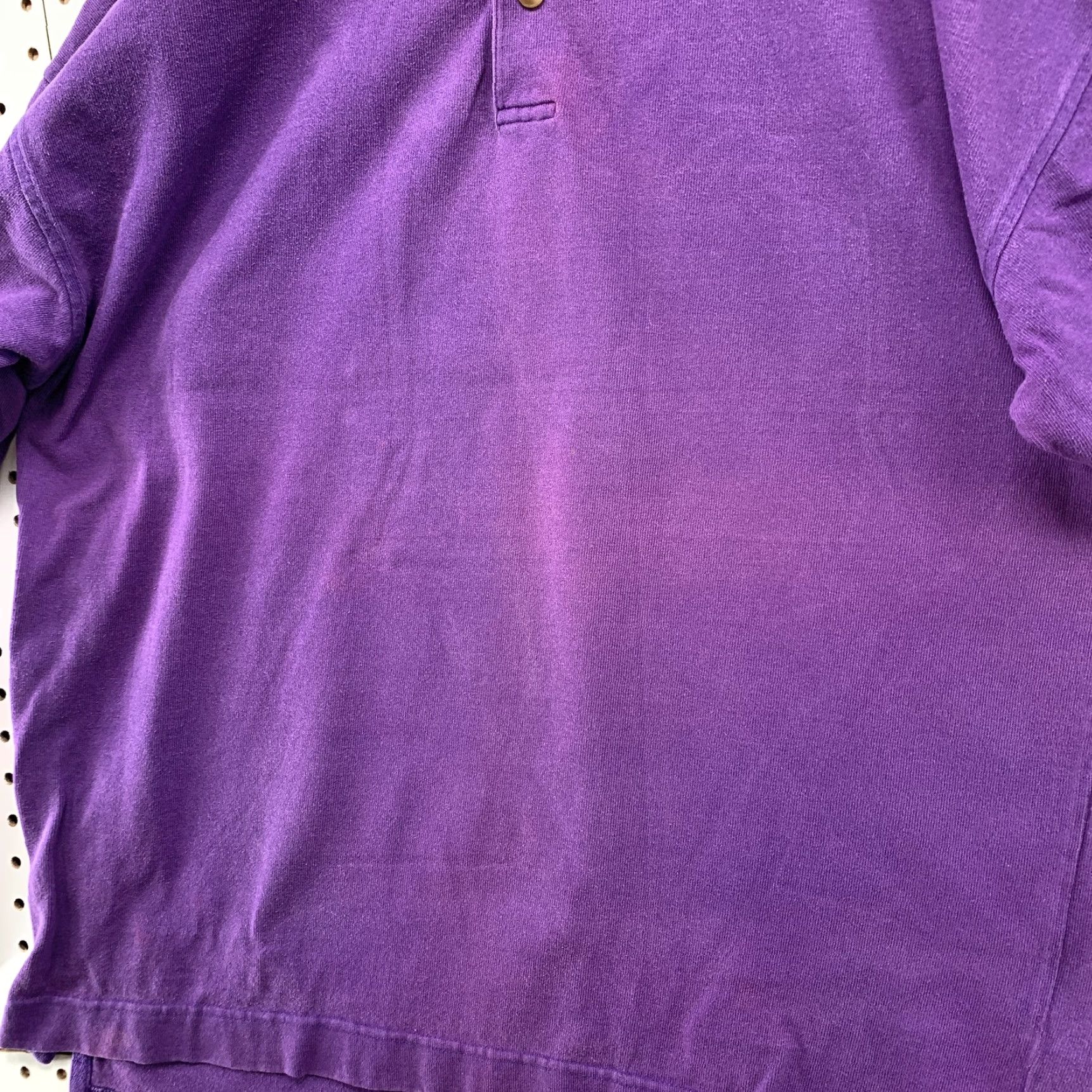 Gap VTG GAP Polo Shirt Mens Large Long Sleeve 90s Purple Cotton Knit Shirt Mens Adult Large Purple 90s Vintage Gap Polo Shirt Mens Size US L / EU 52-54 / 3 - 7 Thumbnail