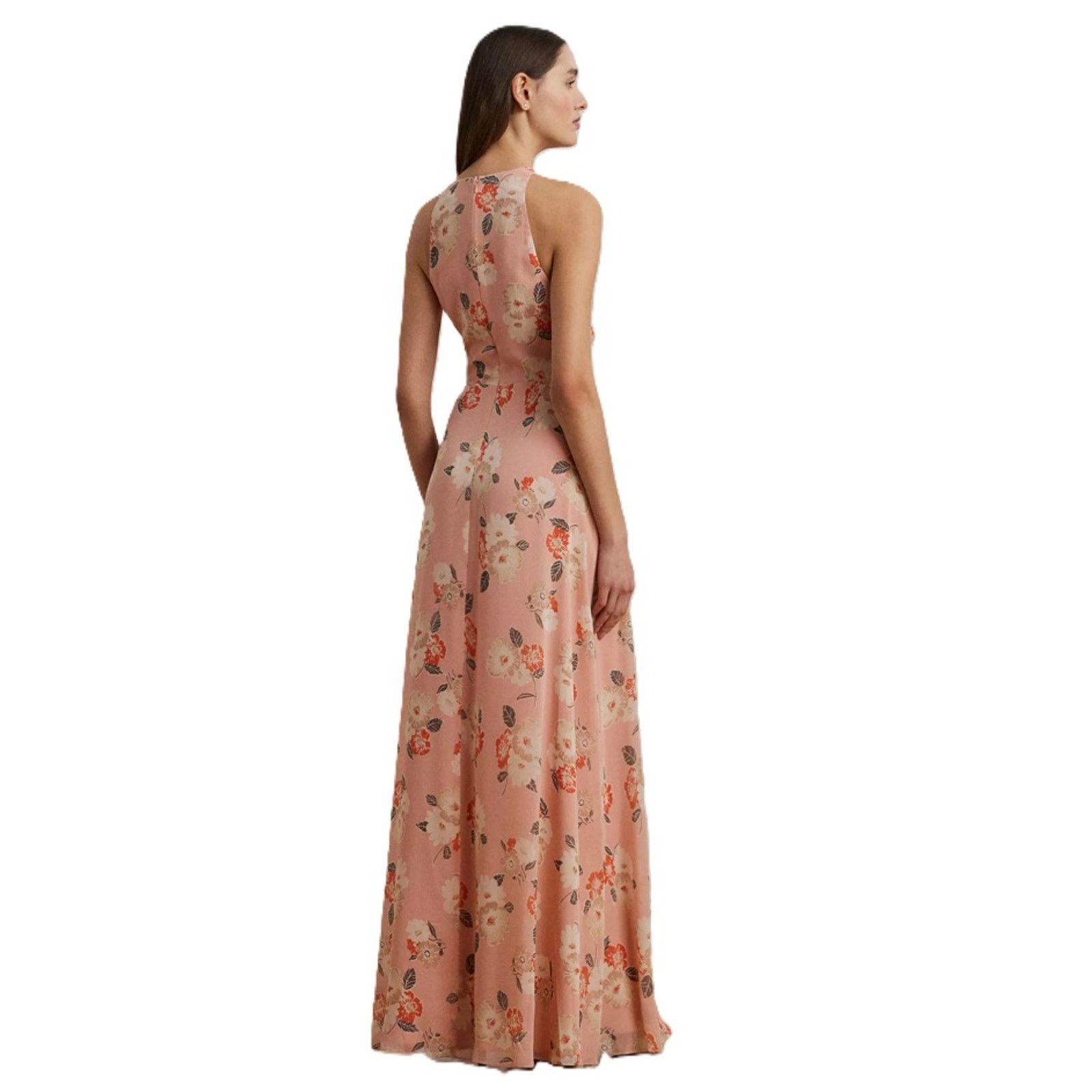 Ralph Lauren Ralph Lauren Women Pink Floral Georgette Maxi Dress Size 12 Size XL / US 12-14 / IT 48-50 - 5 Thumbnail