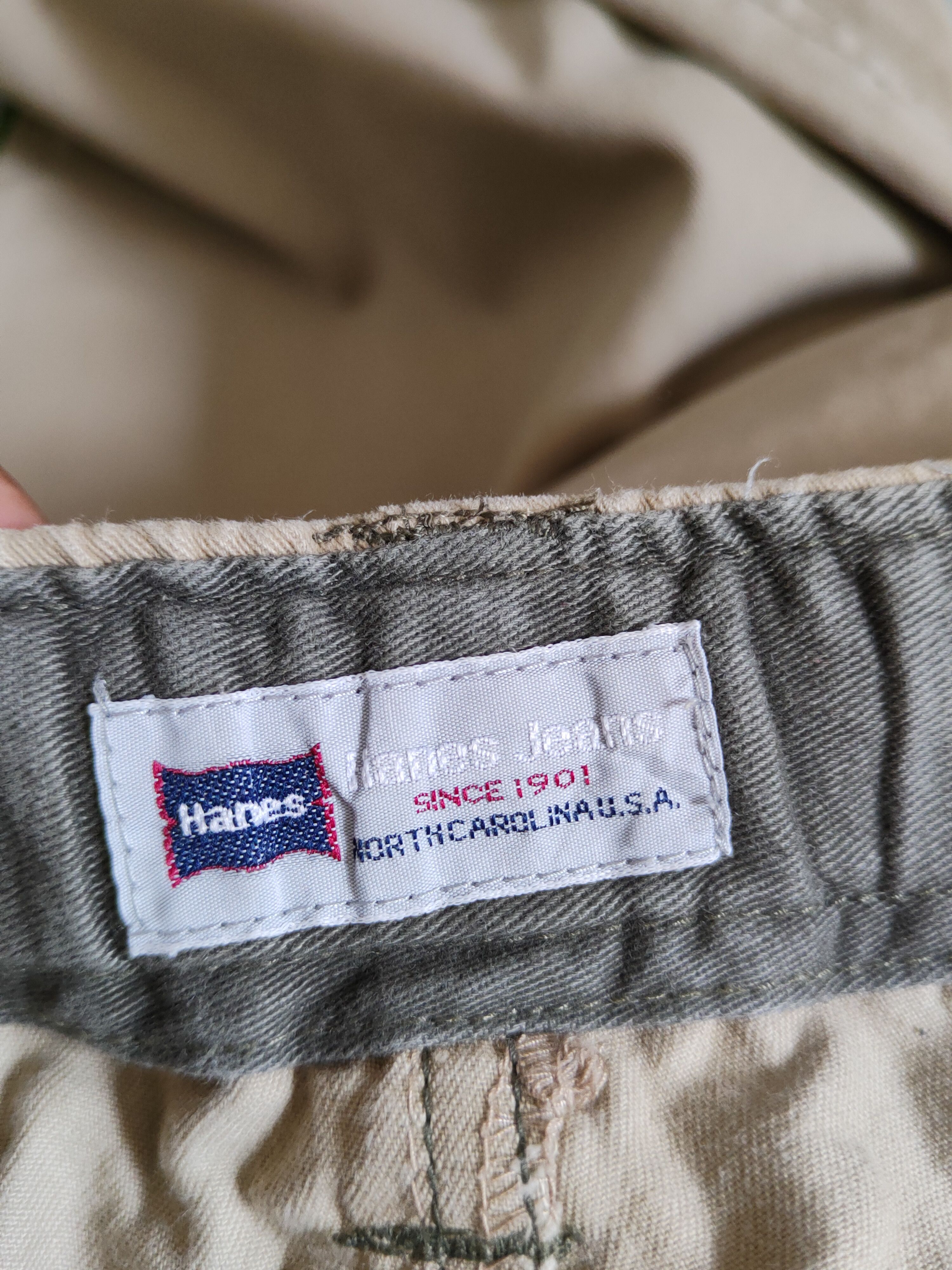 Hanes × Japanese Brand Hanes Beige Multipocket Tactical Cargo Pants #S1484 Size US 32 / EU 48 - 16 Thumbnail