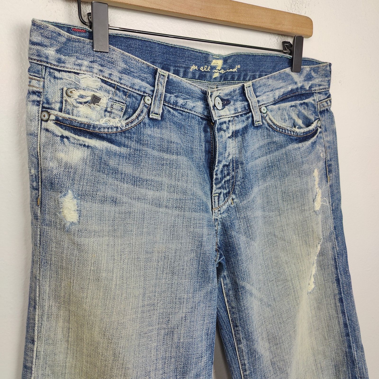 7 For All Mankind Vintage Y2K 7 For All Mankind Dojo Shorts Womens 29 Size 29" - 5 Thumbnail