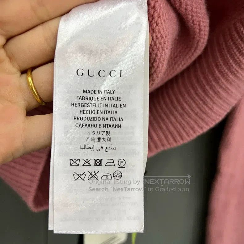 Gucci Gucci Animal Embroidery Round-Neck Knitwear sweater Size M / US 6-8 / IT 42-44 - 4 Thumbnail