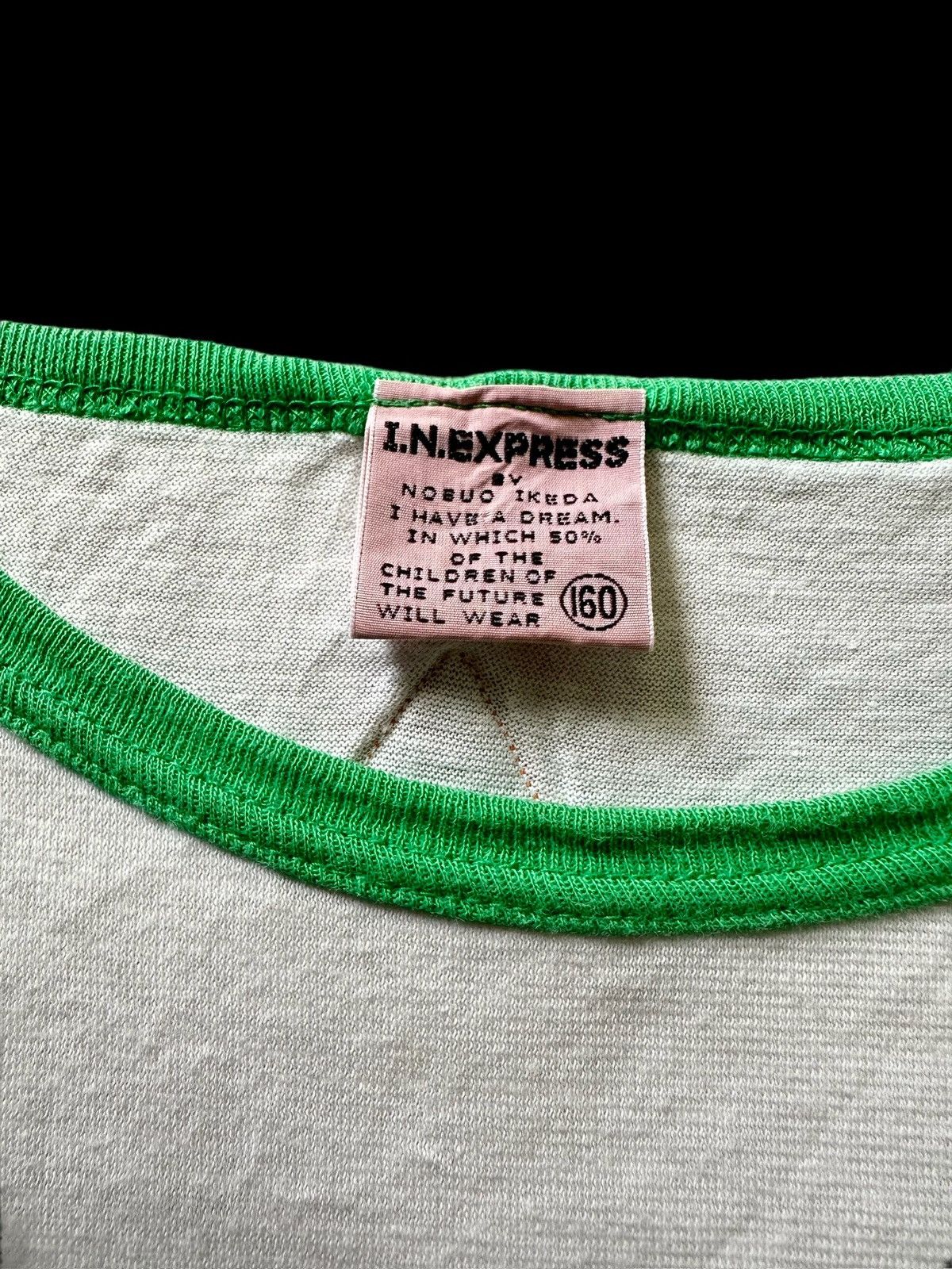 Vintage 1980s - IN ( I.N Express by Nobuo Ikeda ) Art promo tee Size US M / EU 48-50 / 2 - 6 Thumbnail