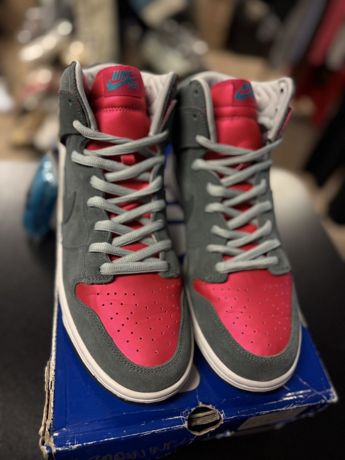 Nike Size 11.5 - Nike Dunk SB High Brain Wreck (313171-007) 2009 Size US 11 / EU 44 - 6 Thumbnail