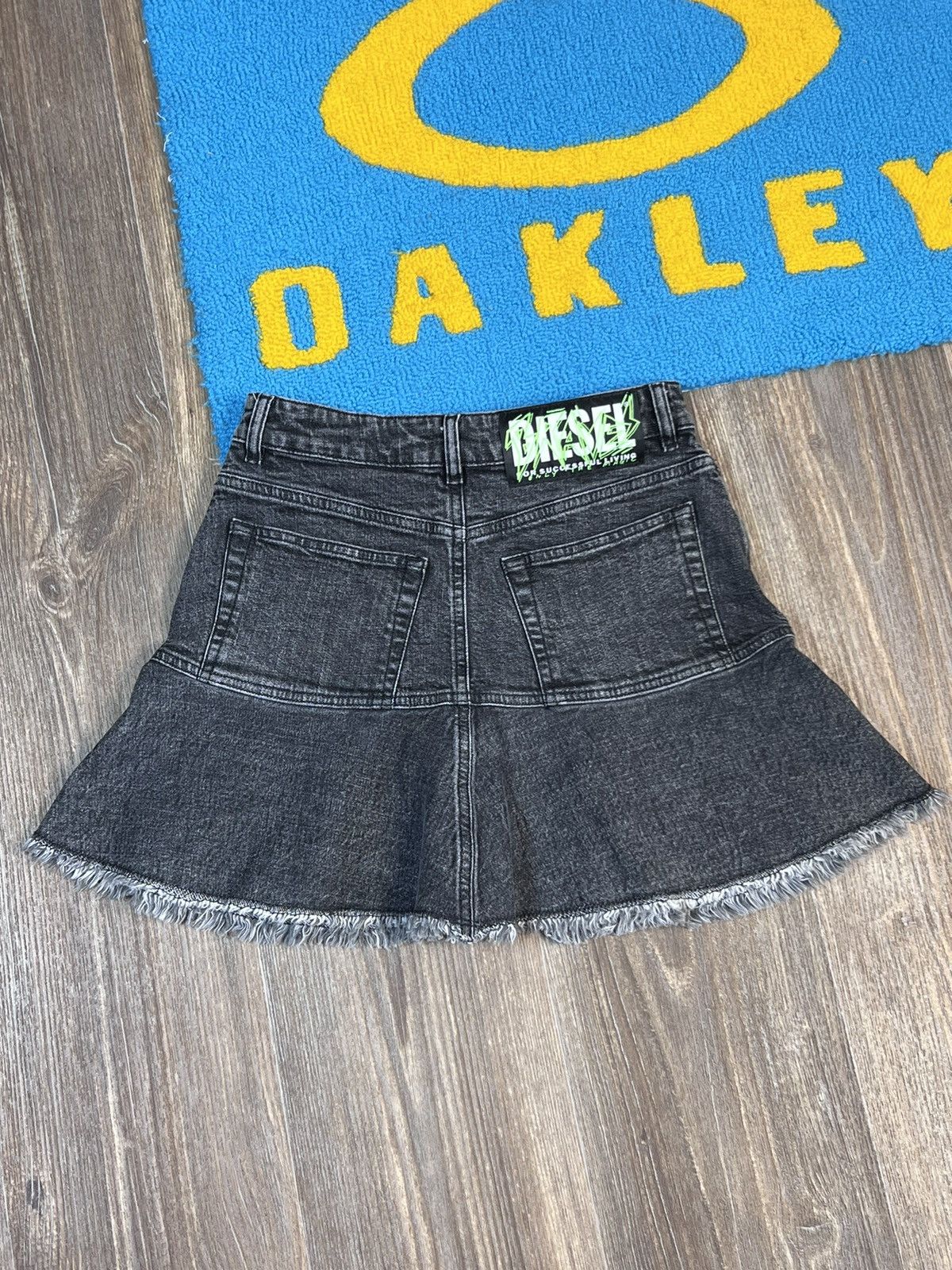 Diesel Diesel Denim Button Up Grey Mini Skirt Size 24" / US 00 / IT 34 - 1 Thumbnail