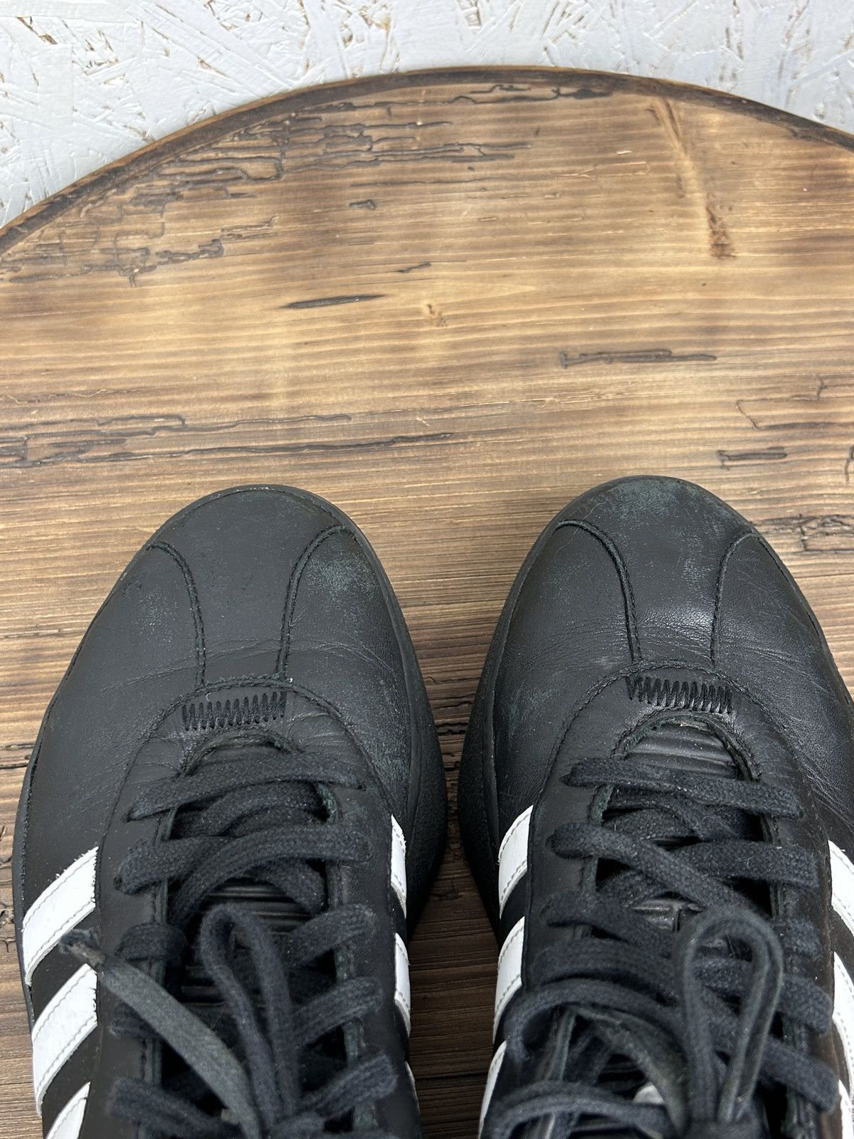 Adidas Adidas Y-3 Tangutsu Football Black White Low Top Sneakers Size US 5.5 / EU 38 - 7 Thumbnail