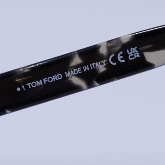 Tom Ford Tom Ford FT5872-B 005 Eyeglasses Black Havana 48mm Square Size ONE SIZE - 8 Thumbnail