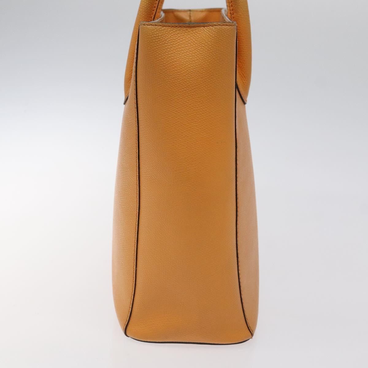 Celine CELINE Hand Bag Leather Orange Size ONE SIZE - 4 Thumbnail