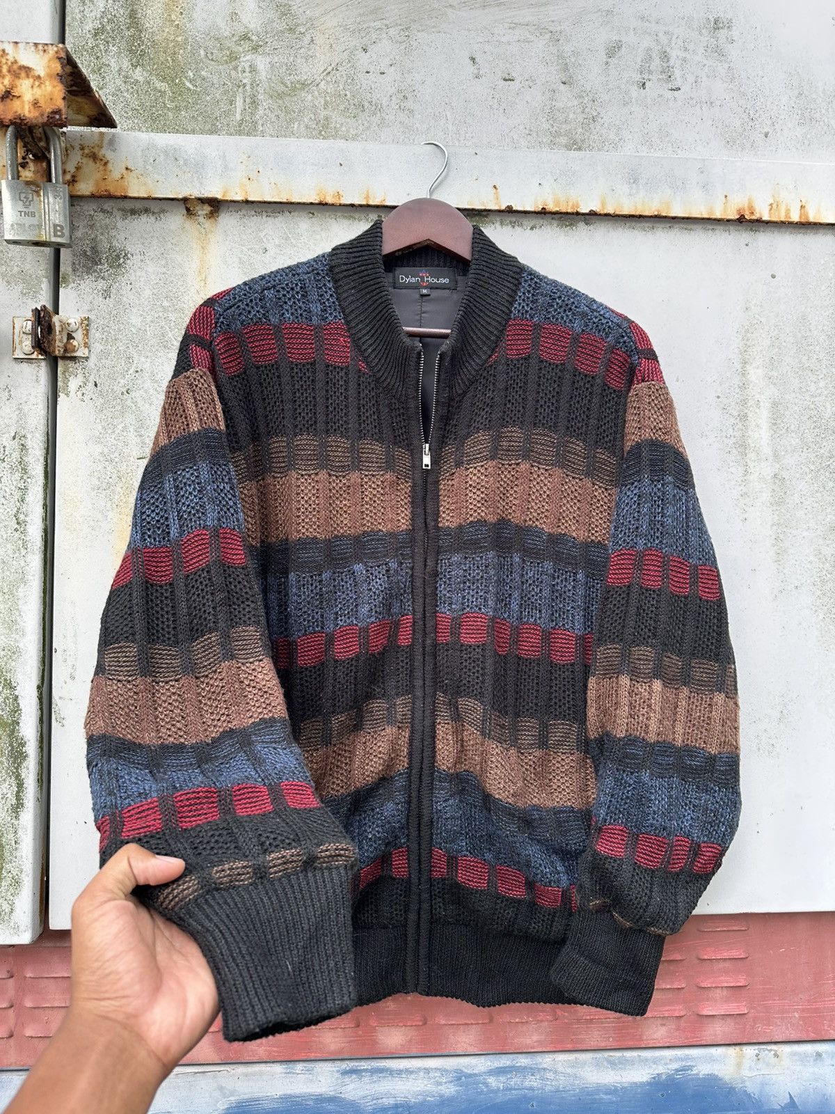 Vintage 👹Dylan House Wool Bomber Jacket Size US M / EU 48-50 / 2 - 8 Thumbnail