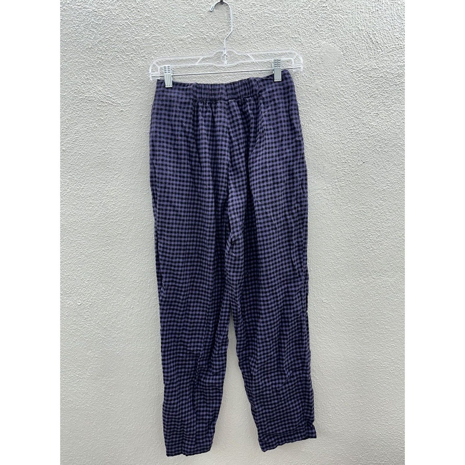 Vintage VINTAGE Cambridge Dry Goods Womens Dress Pants Purple Black Plaid 6 Straight Rise High Waist Comfort 80s 90s Mens Womens Girls Size 28" / US 6 / IT 42 - 5 Thumbnail