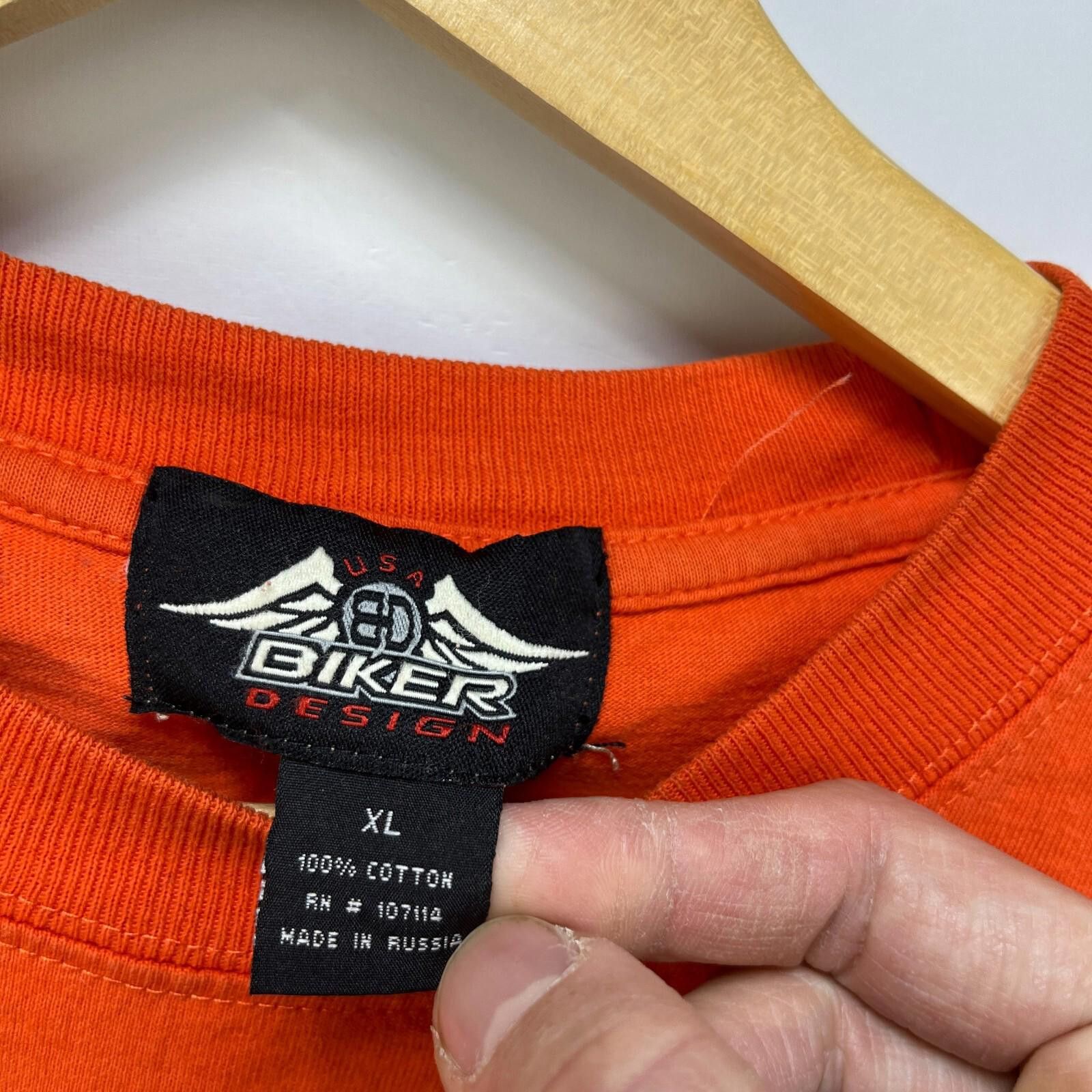 Harley Davidson Vintage Biker Hot Girl Boobs Flames Harley Shirt XL Size US XL / EU 56 / 4 - 8 Thumbnail