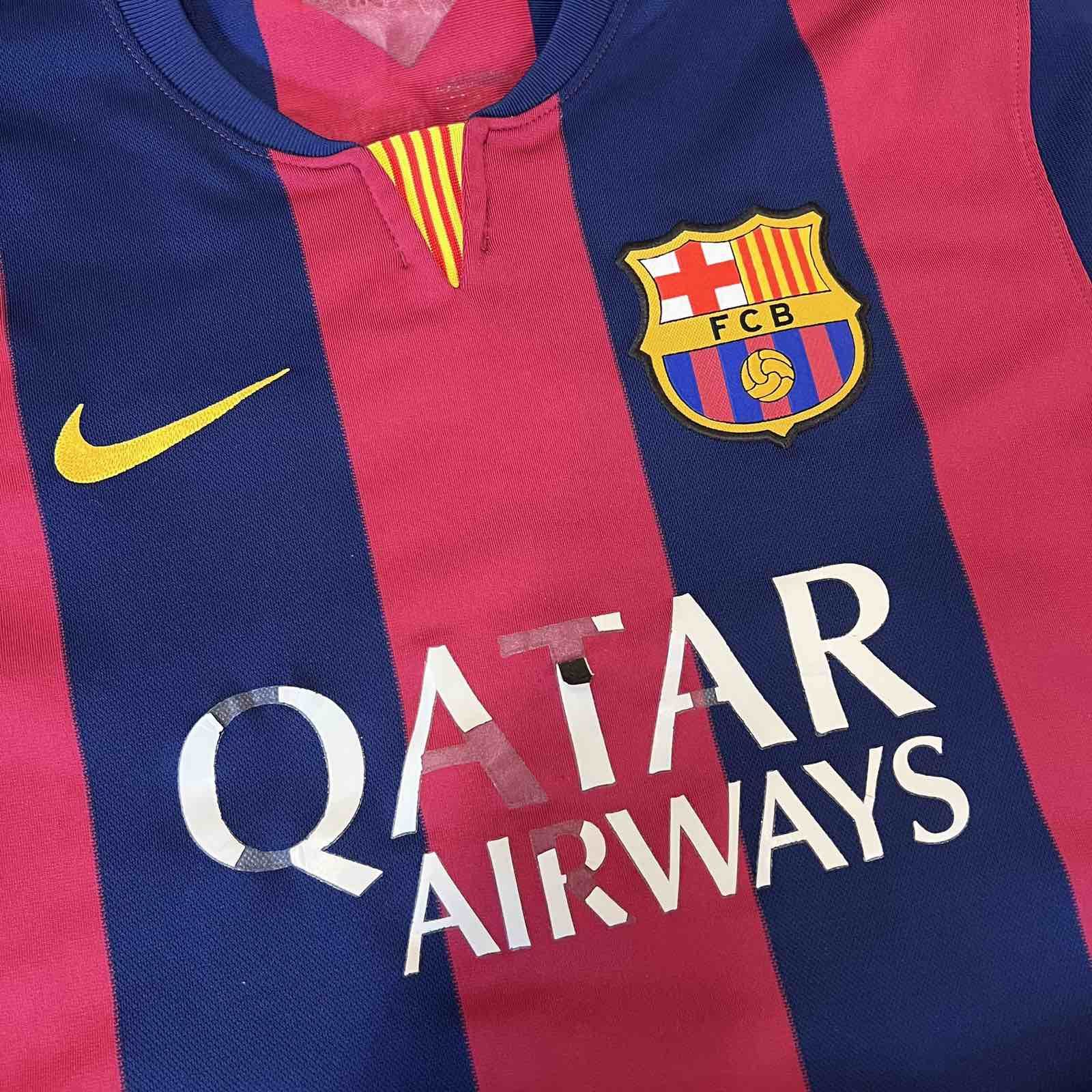 Nike Nike 2014 Lionel Messi Barcelona FC Soccer Jersey Size US L / EU 52-54 / 3 - 4 Thumbnail