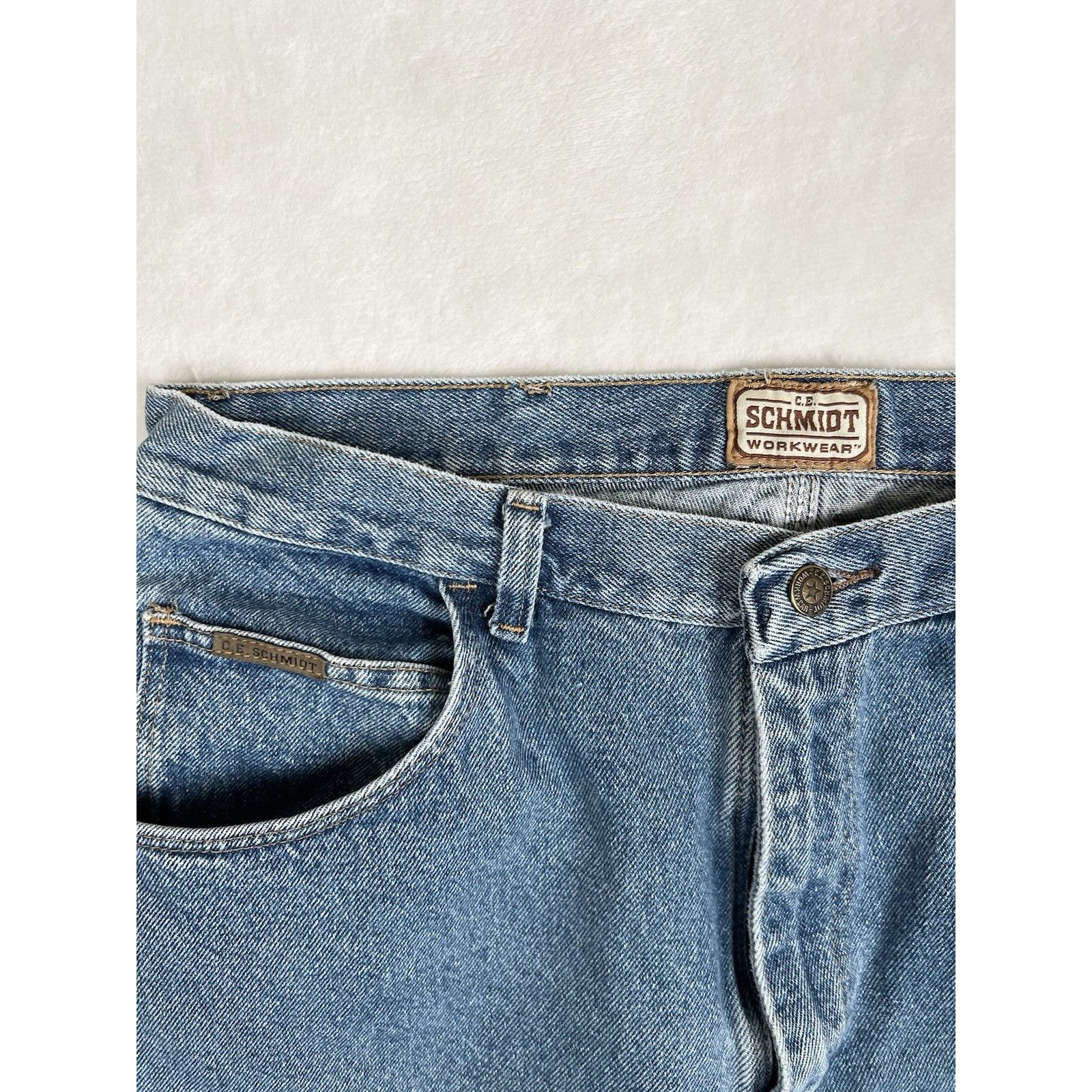 Other C.E. Schmidt Jeans Men 34x30 Blue Denim Carpenter Straight W Size US 34 / EU 50 - 8 Thumbnail