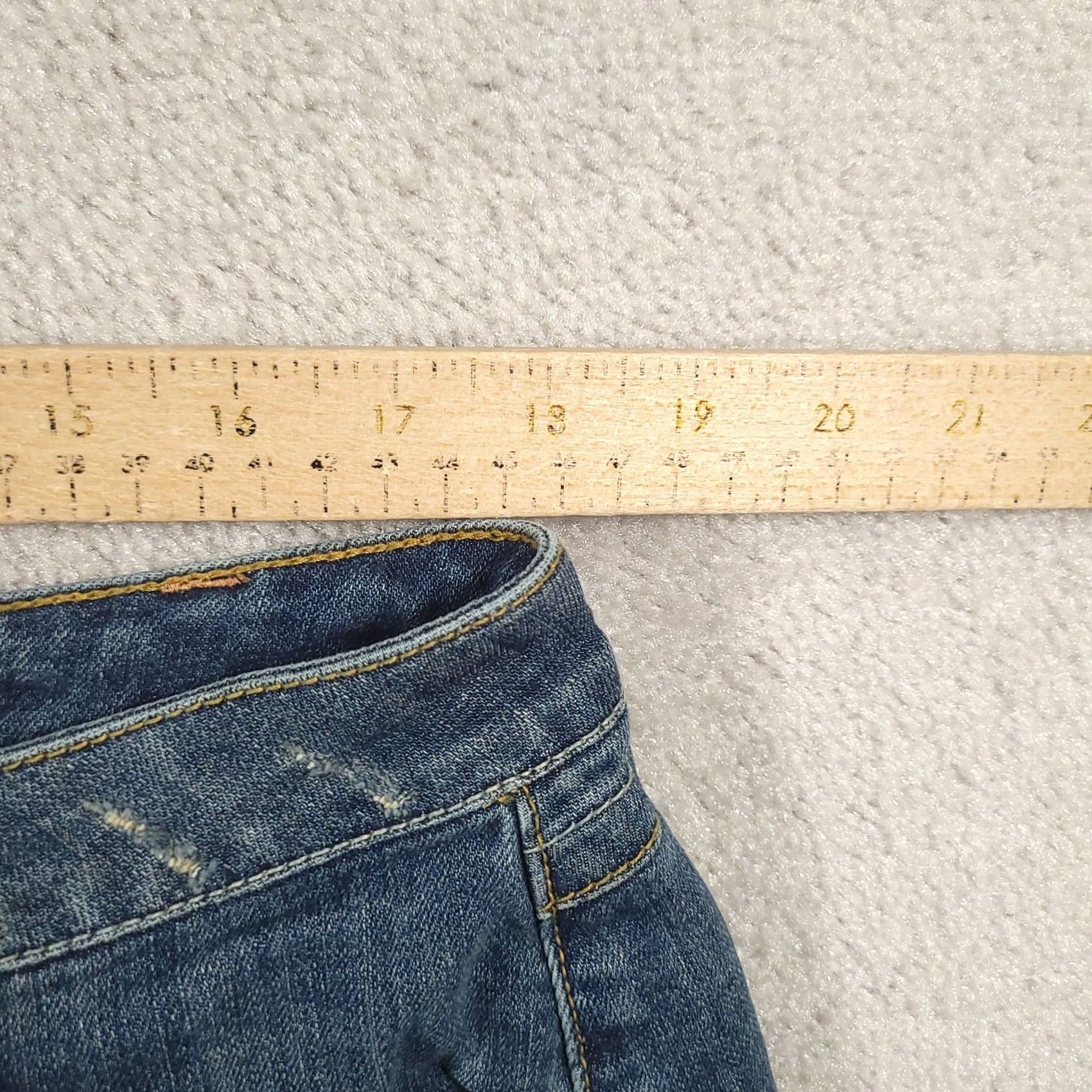 Vintage VINTAGE? No. Title: Cato Shorts Womens Plus Size 18W Blue Jean Denim Stretch Pockets Size 40" / US 18 - 4 Thumbnail