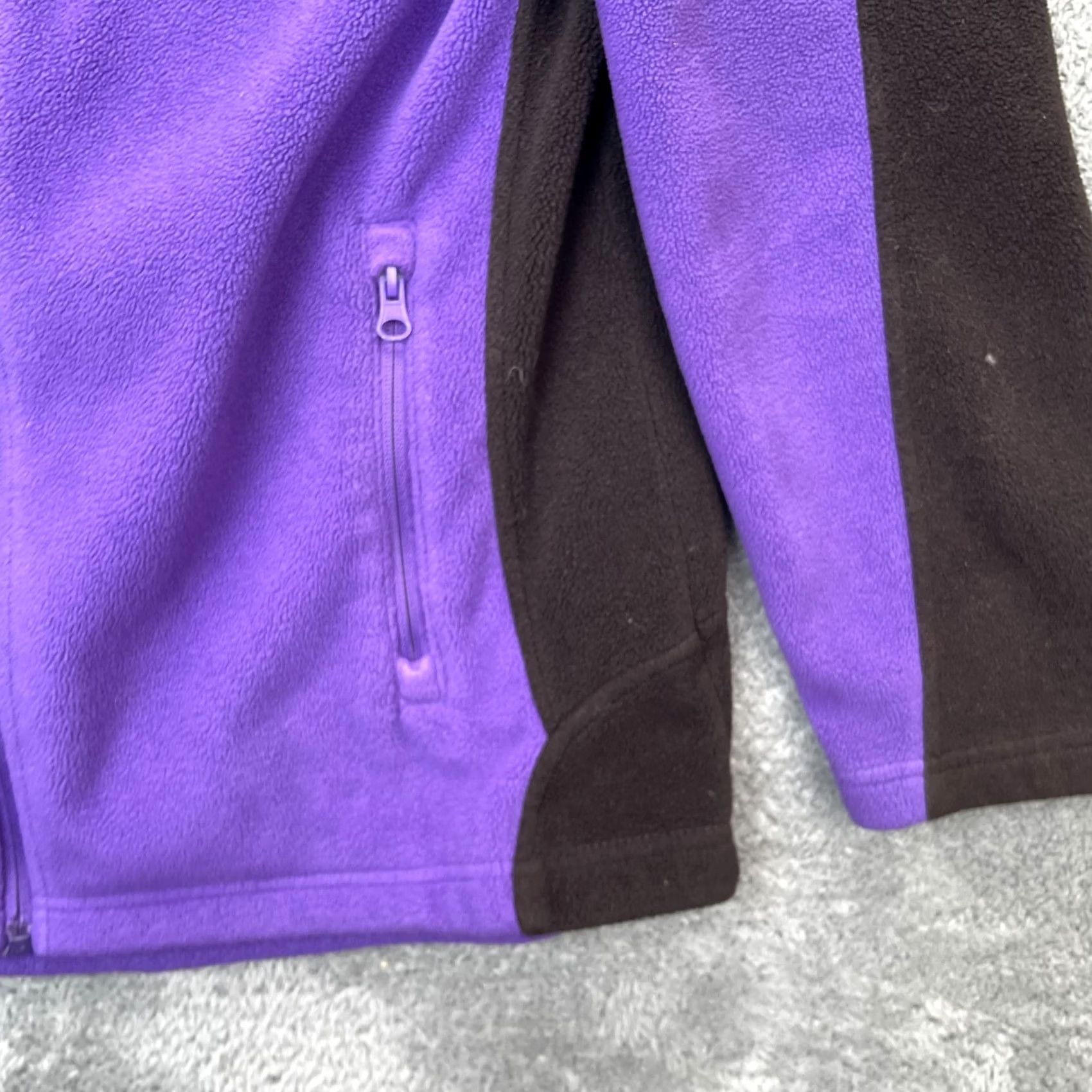 Vintage VINTAGE The Animal Rescue Site Jacket Womens L Purple Paw Trimmed Polar Fleece Coat Size L / US 10 / IT 46 - 6 Thumbnail