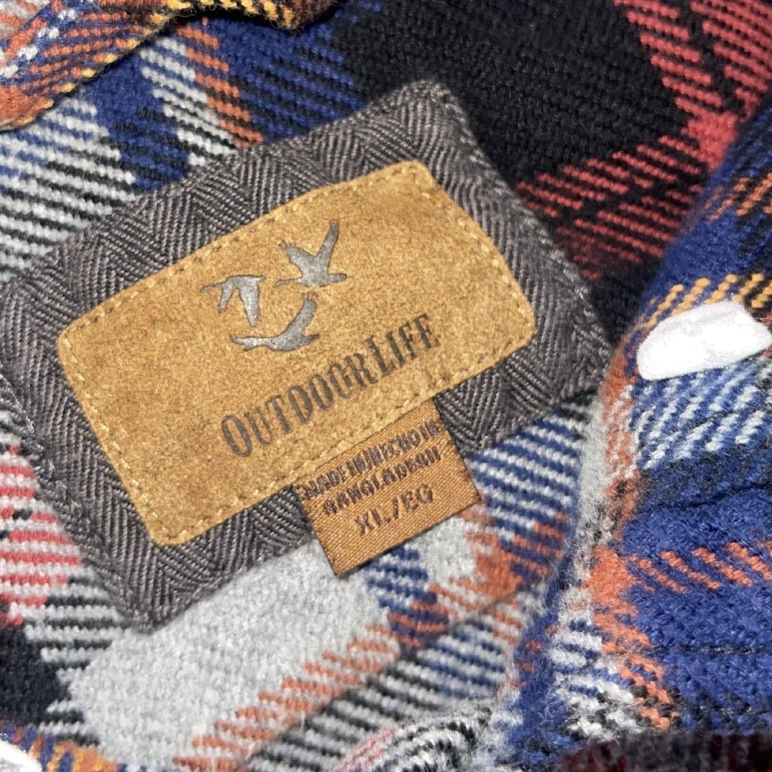 Other Outdoor Life Plaid Flannel Shacket Shirt Button down Outdoor Size US L / EU 52-54 / 3 - 3 Thumbnail
