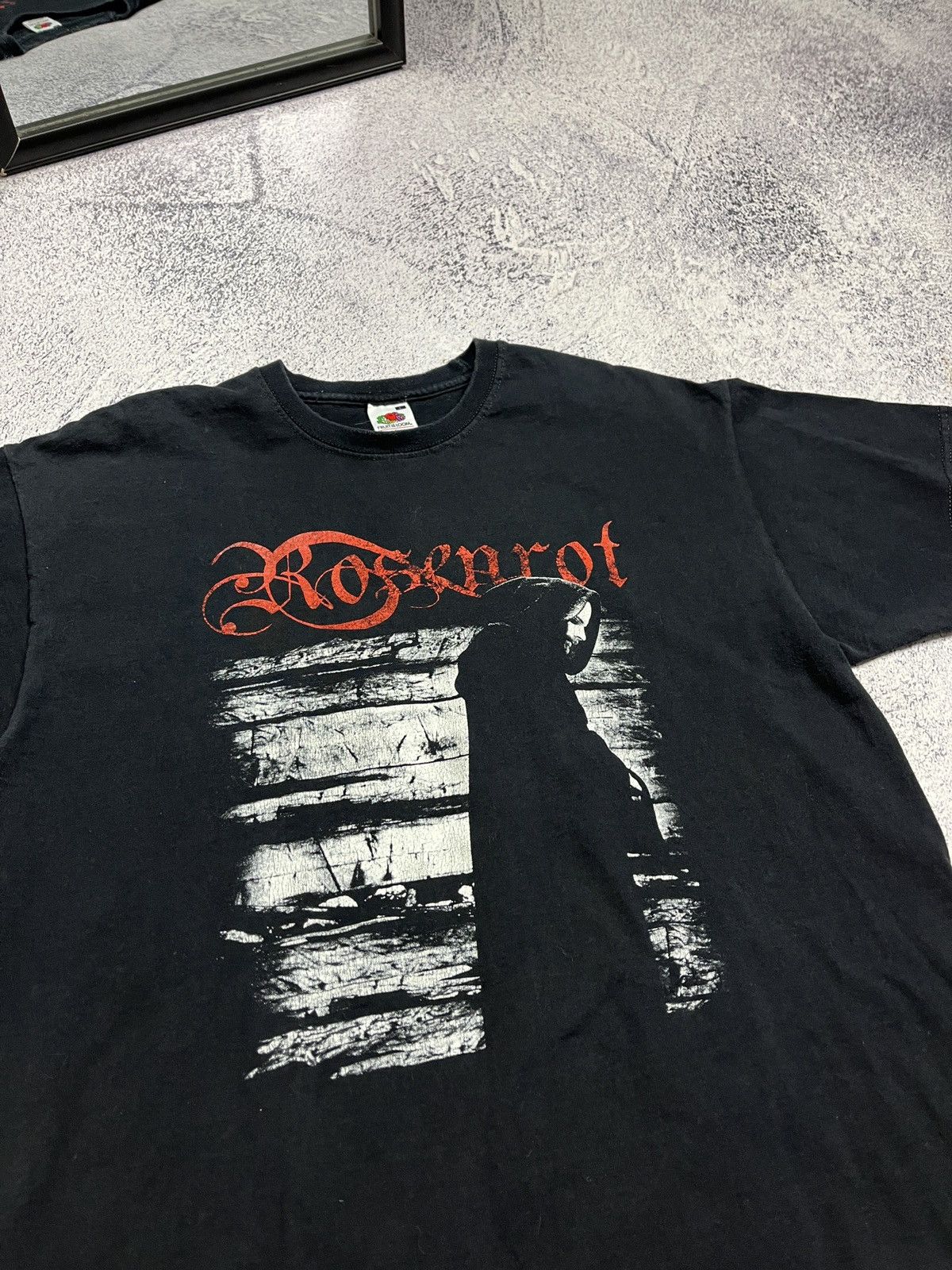 Band Tees × Vintage Vintage 2000s Rammstein Rosenrot T Shirt Band Tee Size US L / EU 52-54 / 3 - 7 Thumbnail