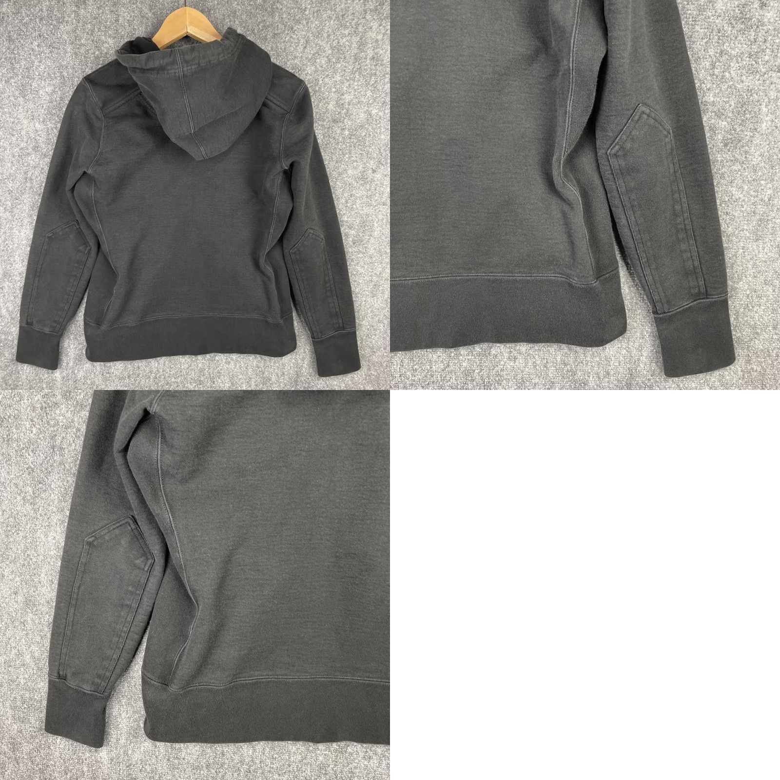 Vintage American Giant Hoodie Womens Medium Black Heavyweight Zip Up Made In USA Size M / US 6-8 / IT 42-44 - 9 Thumbnail