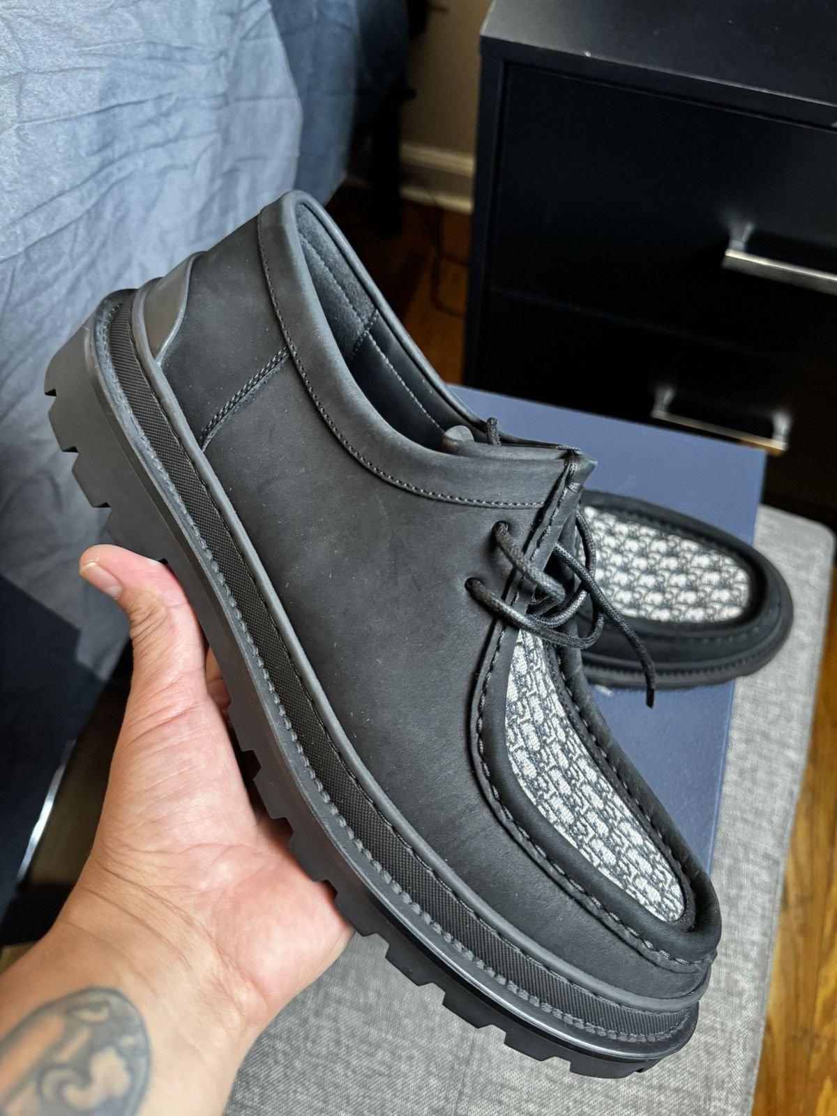 【極美品】DIOR ディオール DERBY M-EXPL BOAT SHOE 極美品】DIOR ディオール DERBY M-EXPL BOAT SHOE - メルカリ