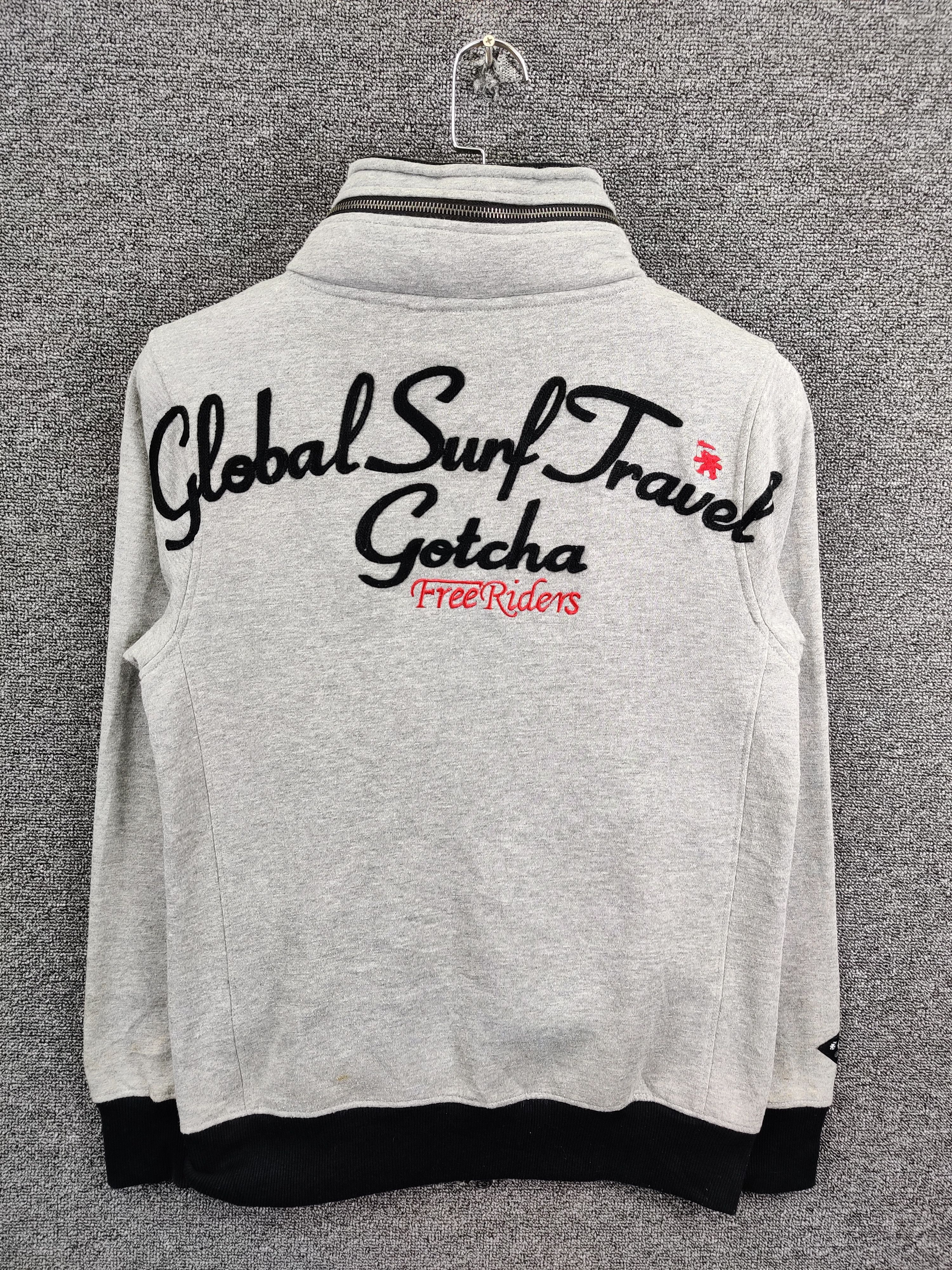 Gotcha Vintage Gotcha Free Riders Zipper Sweatshirt Jacket Size US M / EU 48-50 / 2 - 2 Thumbnail
