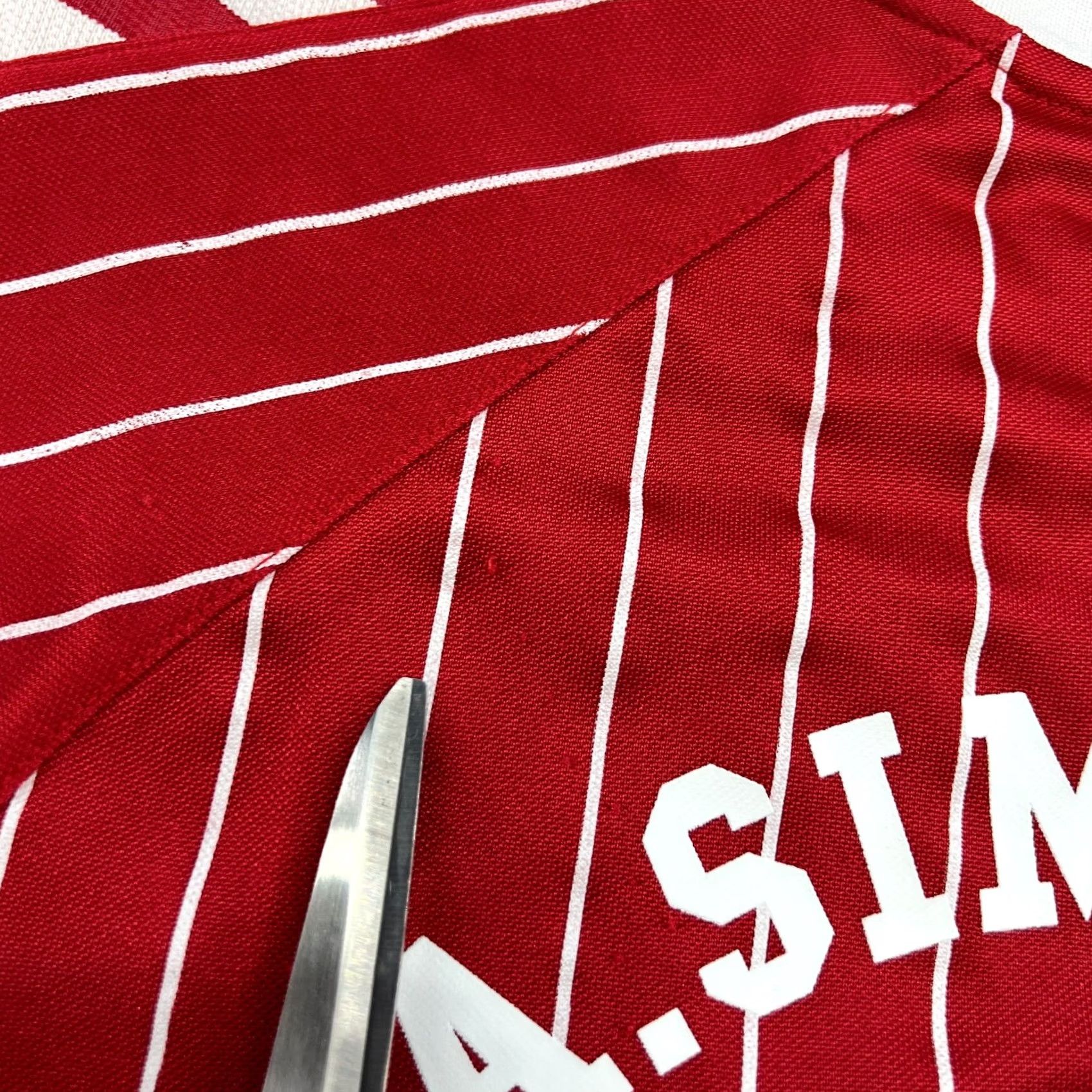 Hummel Hummel Denmark 1982 1983 Home Simonsen #9 Football Retro Jersey Mens 2XL Multicolor Shirt Size US XXL / EU 58 / 5 - 6 Thumbnail