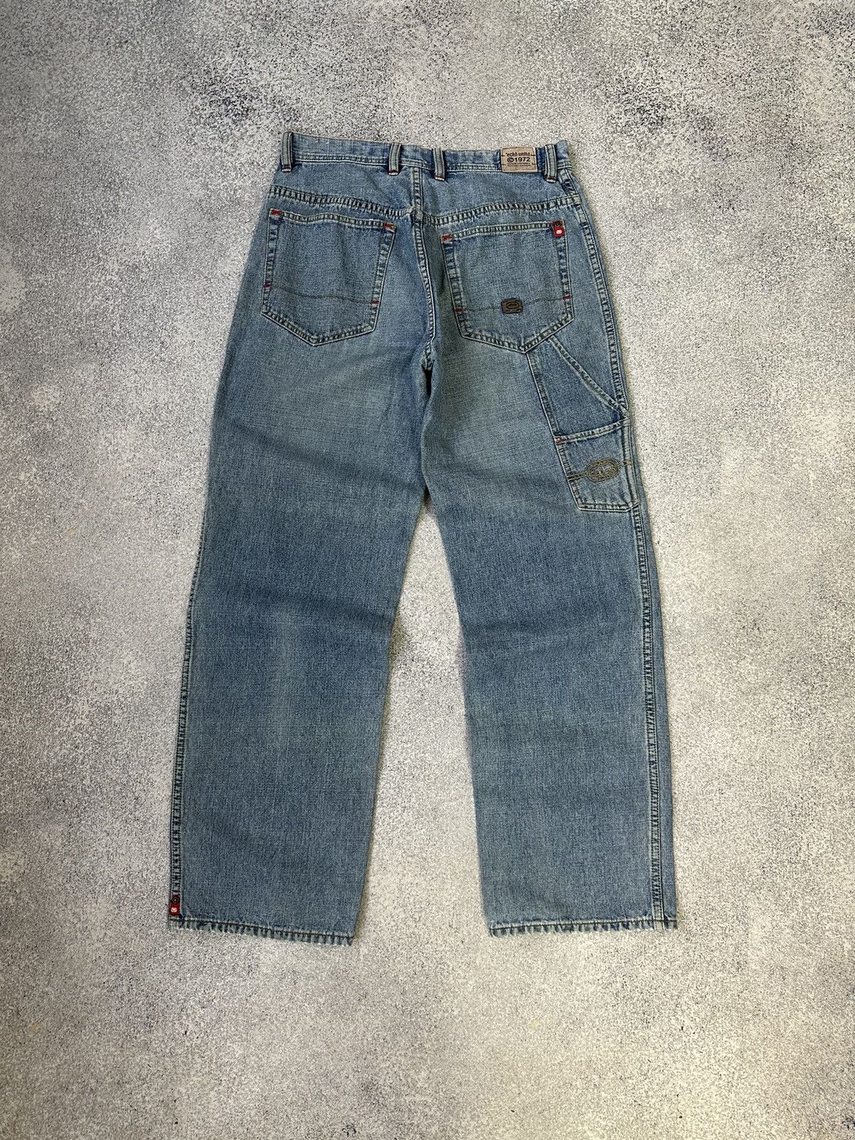 Ecko Unltd. × Vintage Vintage ECKo Unltd Rap Baggy Y2K Jeans Size US 30 / EU 46 - 1 Thumbnail