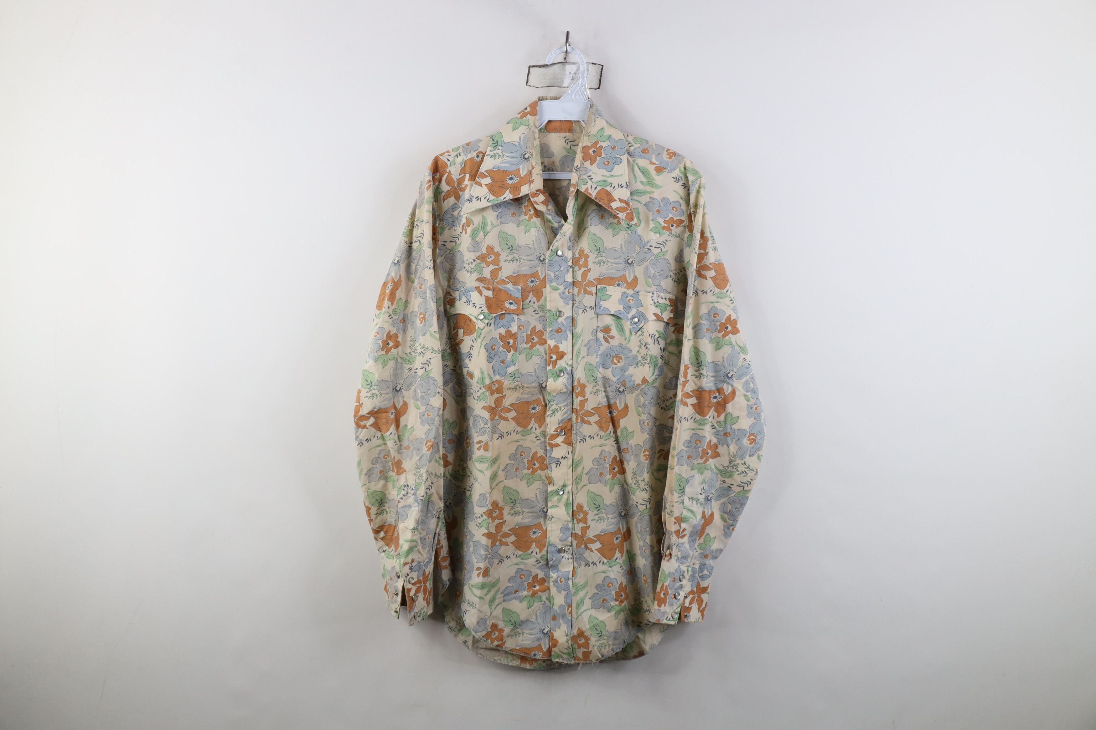 Vintage Vintage 60s 70s Streetwear Western Snap Button Shirt USA Size US M / EU 48-50 / 2 - 1 Thumbnail