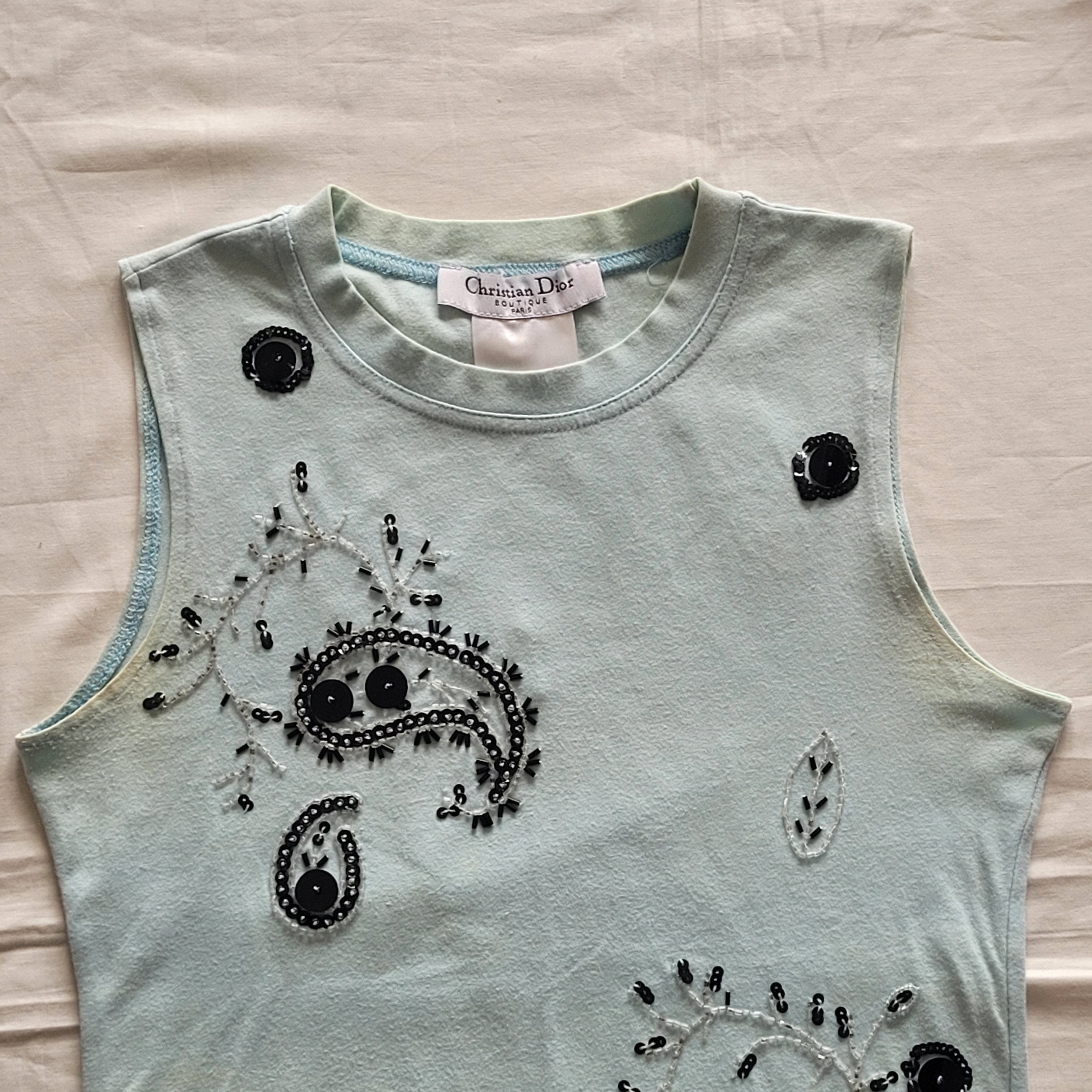 トップス 00s Christian Dior by Galliano Tanktop Vtg