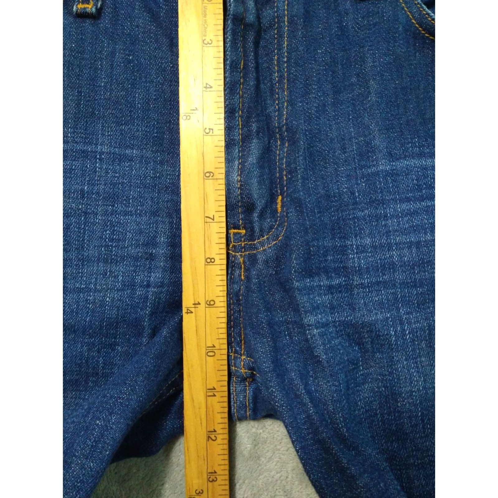 Armani Exchange Armani Exchange Jeans Mens 34x30 Blue Denim Bootcut Distressed Vintage Wide Leg Jeans Size US 34 / EU 50 - 4 Thumbnail