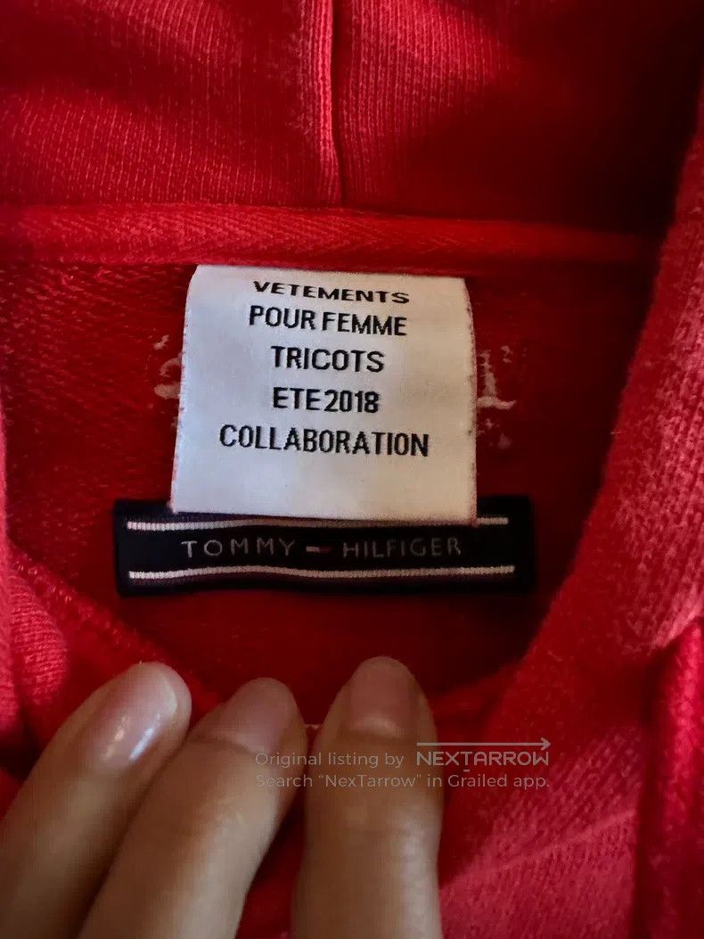 Vetements Vetements Red fake two-piece hoodie Size US M / EU 48-50 / 2 - 5 Thumbnail