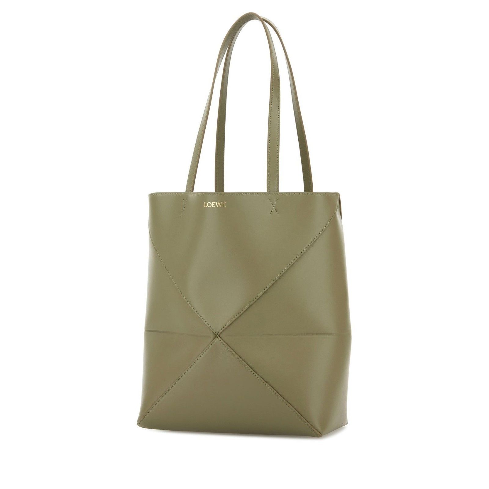 Loewe LOEWE Puzzle Fold Medium $2350 Eucalyptus Green Leather Tote Size ONE SIZE - 2 Thumbnail