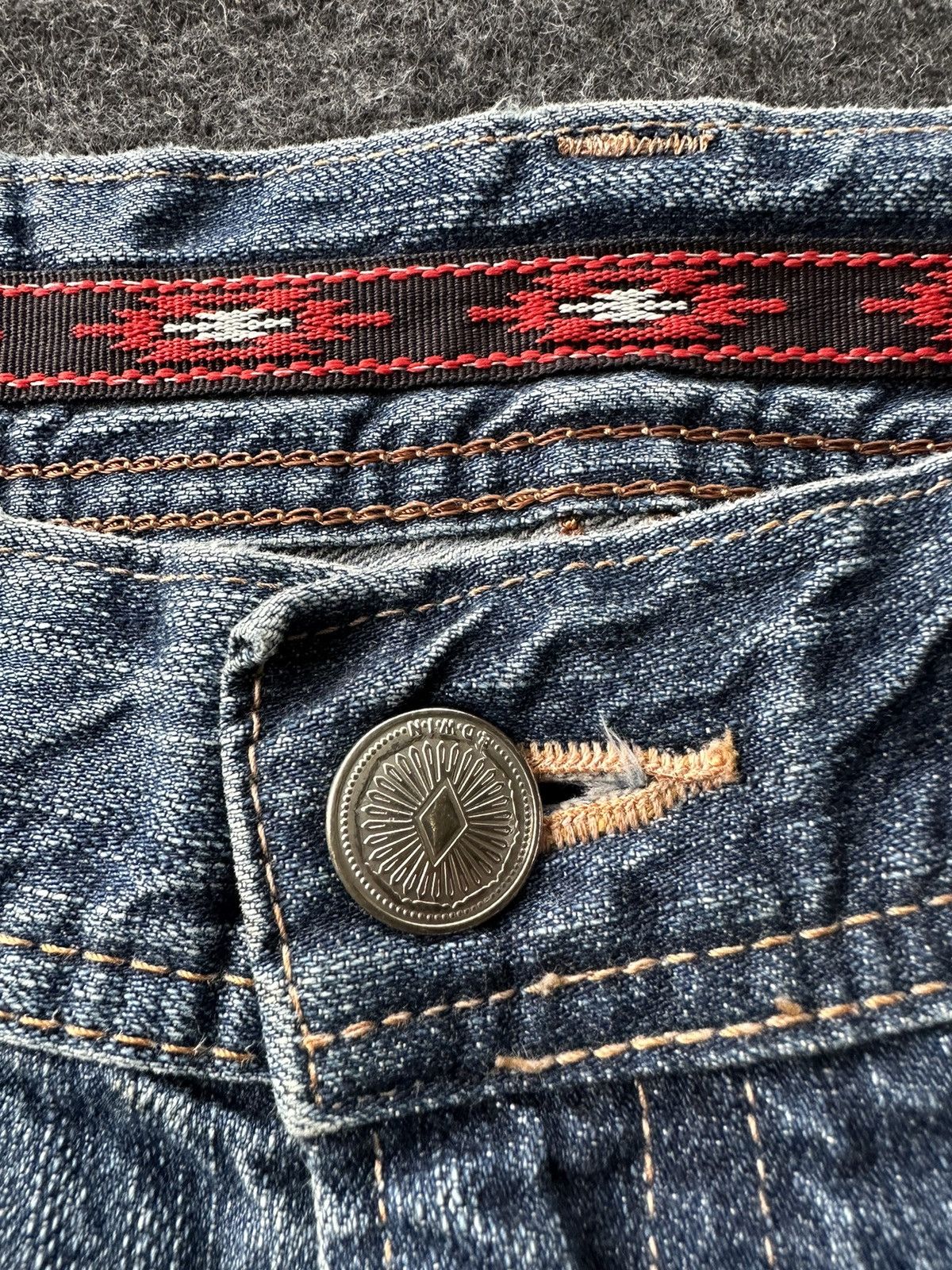 Edwin Vtg 90s Edwin 413Xvs Bushpant 6 Pocket Denim 32x32 D441 Size US 32 / EU 48 - 15 Thumbnail