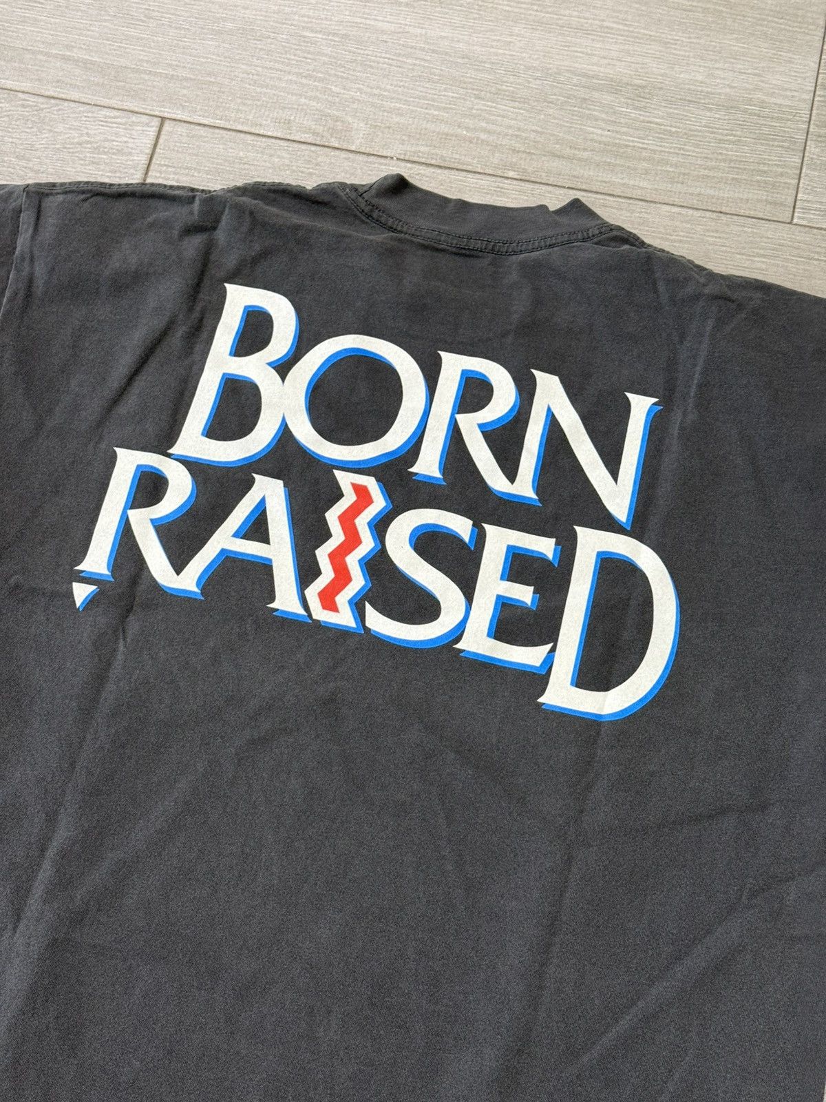 Born X Raised BORN X RAISED Crooked Tee T-Shirt Vintage Black Size L Large Size US L / EU 52-54 / 3 - 5 Thumbnail