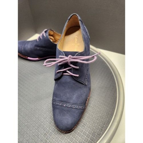 Cole Haan Cole Haan Womens Alisa Wingtip Oxford Shoes Size 6.5 B Nubuc Size US 5 / EU 37 - 6 Thumbnail