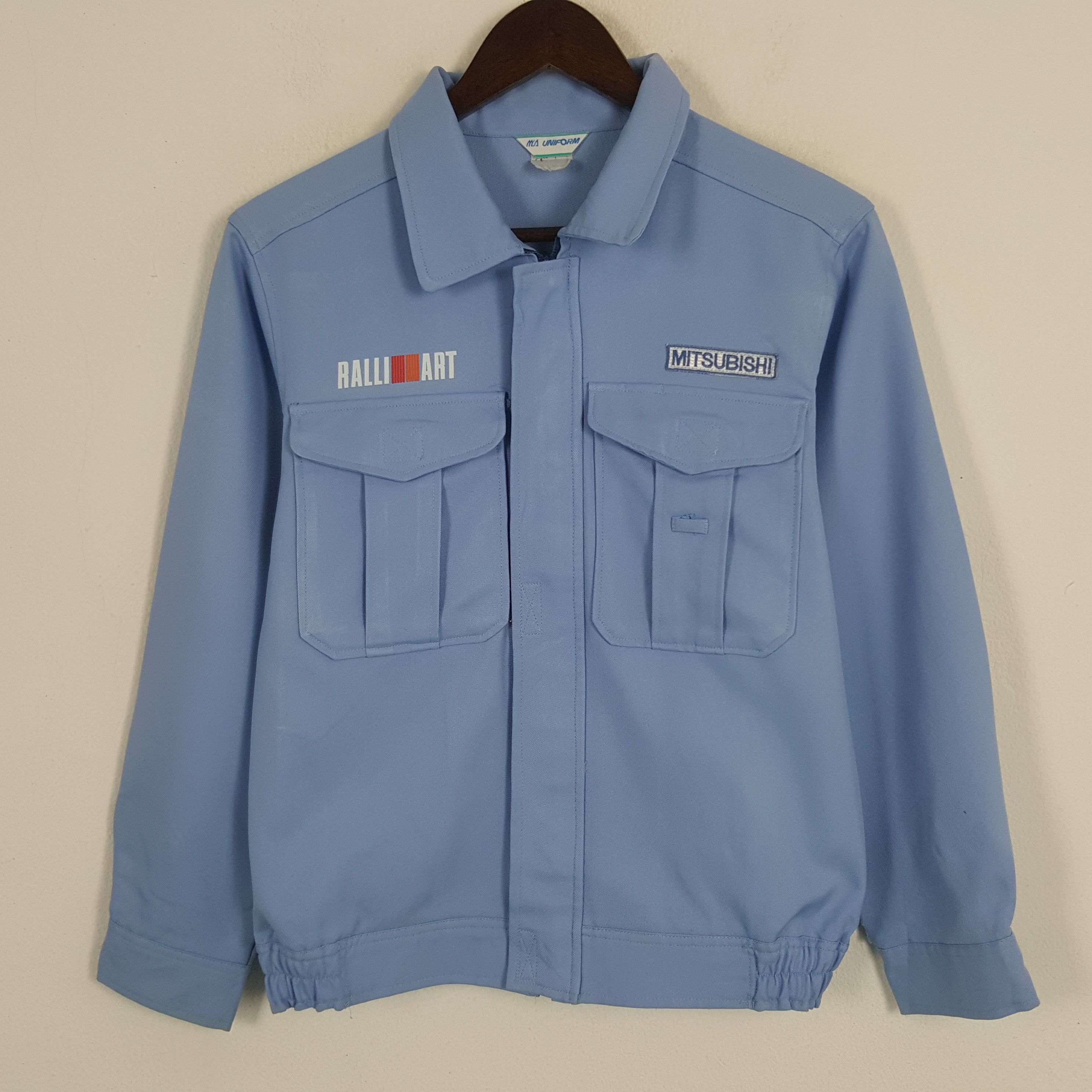 Japanese Brand × Vintage Vintage Mitsubishi RalliArt Racing Custom Art Worker Jacket Size S / US 4 / IT 40 - 3 Thumbnail