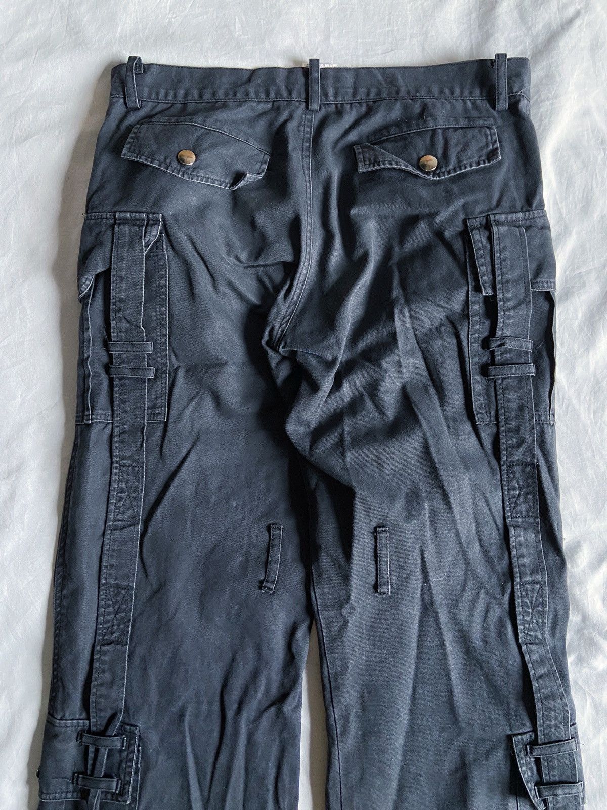 Isamu Katayama Backlash JAPANESE B.P.N FLARED BONDAGE PANTS Size US 31 - 11 Thumbnail