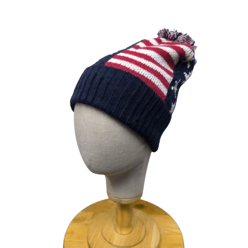 Japanese Brand 💥 American flag design skiwear beanie hat Size ONE SIZE - 1 Thumbnail