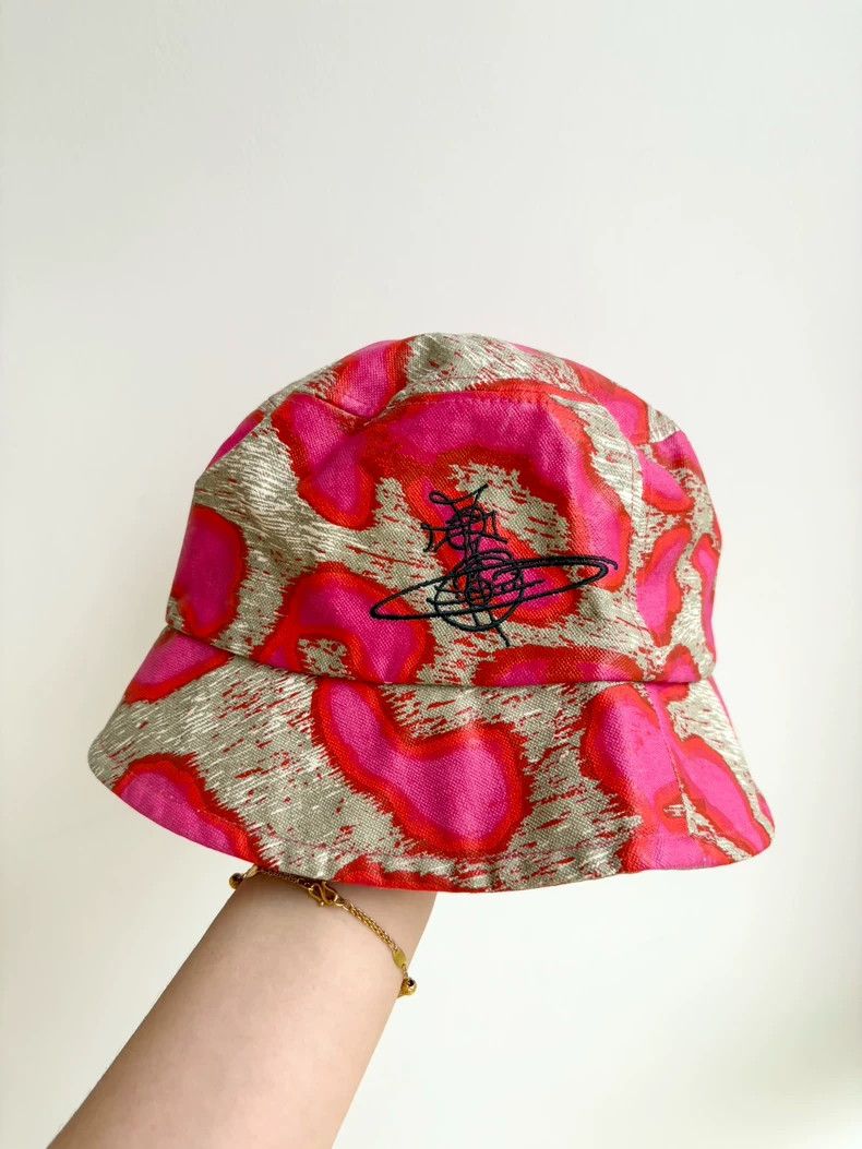 Vivienne Westwood Vivienne Westwood Pink leopard print fisherman's cap newsb Size ONE SIZE - 1 Thumbnail
