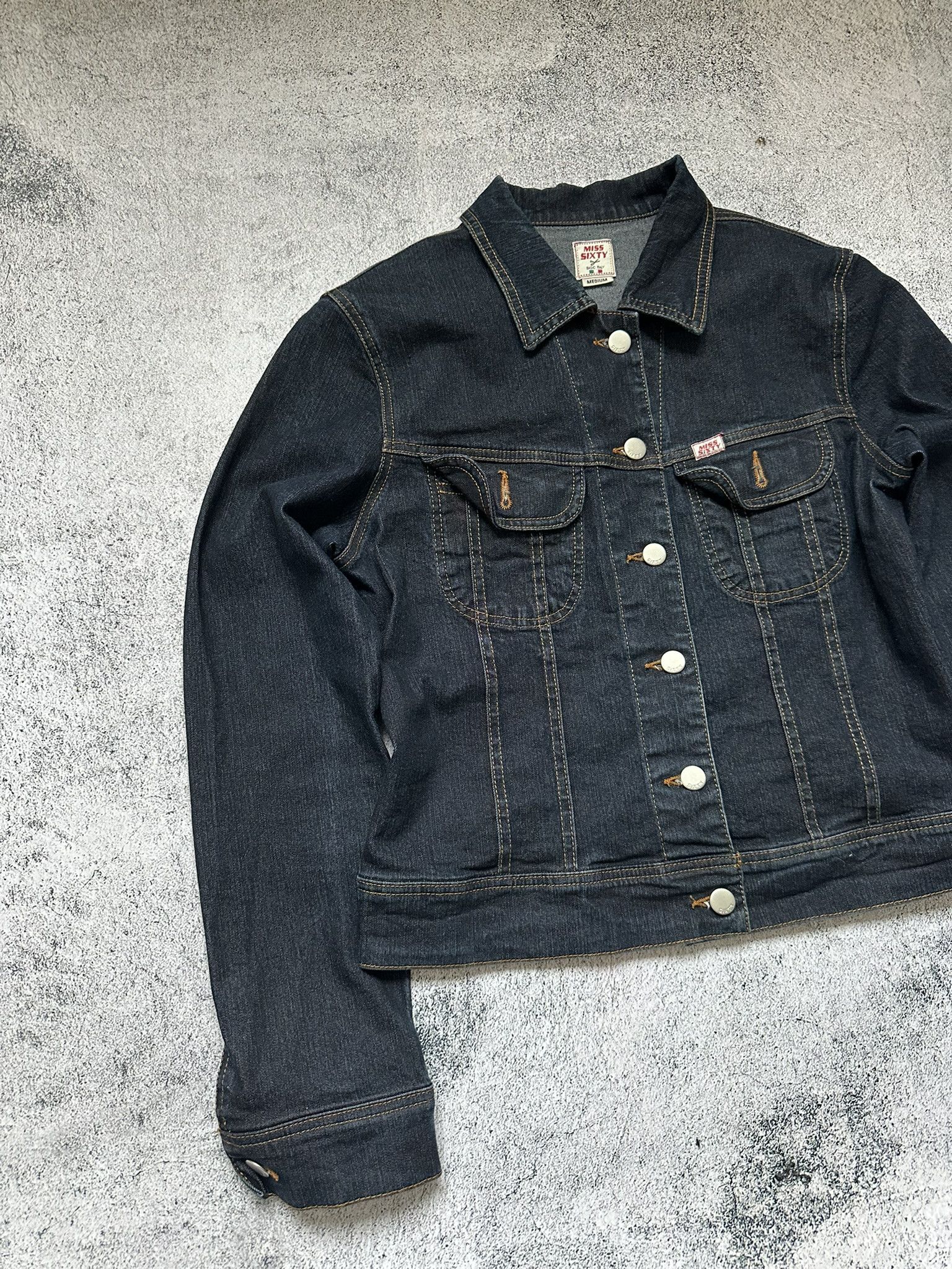 Miss Sixty Miss Sixty Blue Denim Button Jacket M Size Size M / US 6-8 / IT 42-44 - 2 Thumbnail