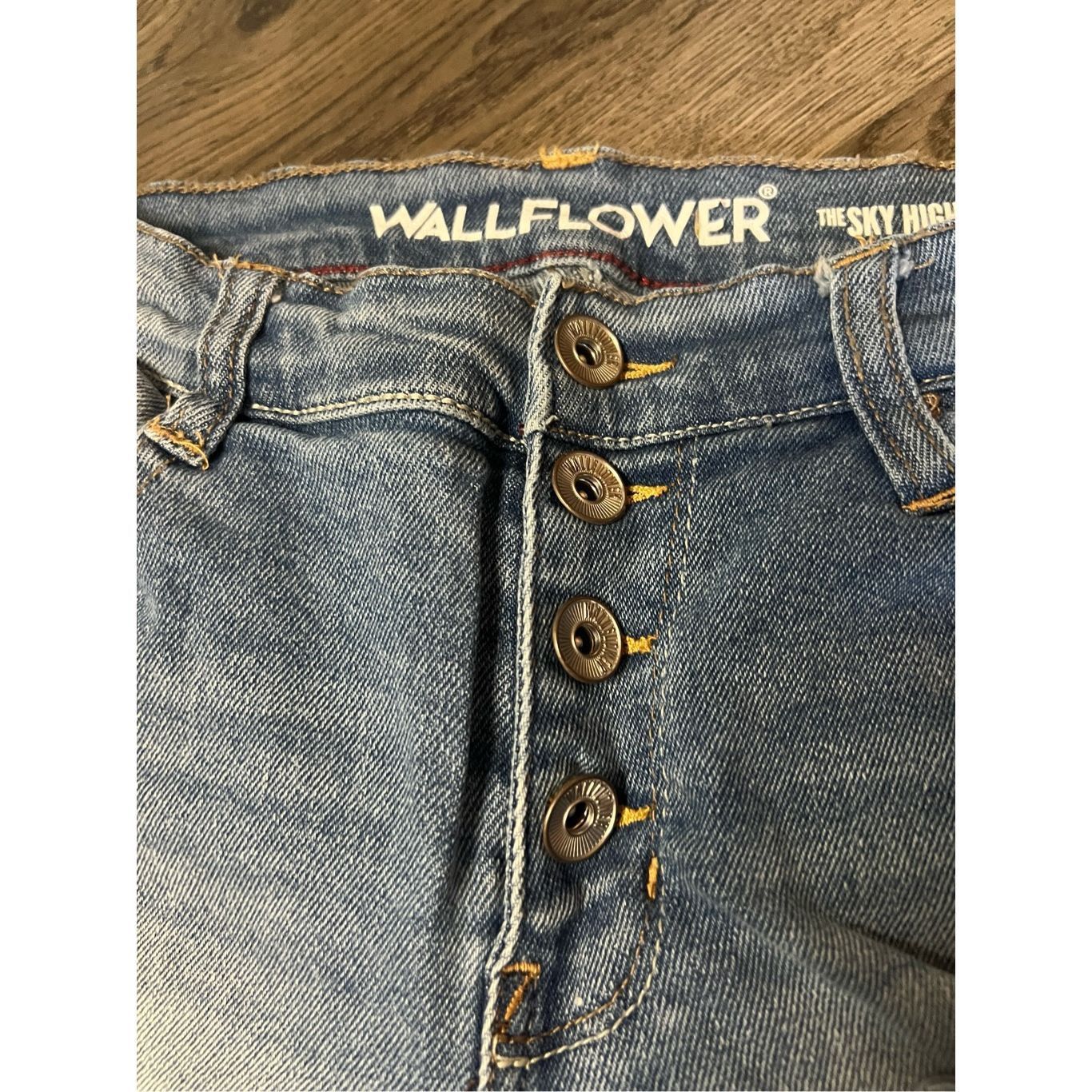Other Wallflower The Sky High Curvy Fit Denim Shorts Woman’s Size Size 28" / US 6 / IT 42 - 4 Thumbnail