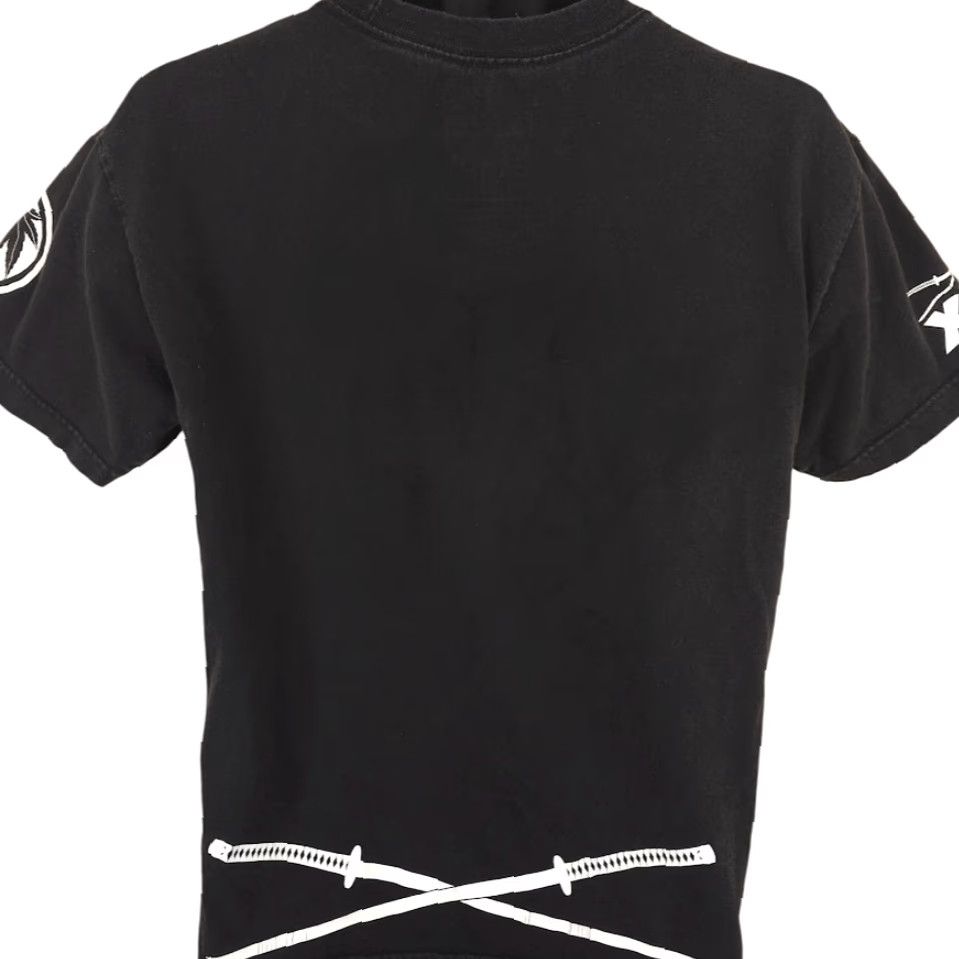 Vintage Naked Sushi Cannabis T Shirt Mens Size Medium Black Japanese Samurai Swords Size US M / EU 48-50 / 2 - 4 Thumbnail