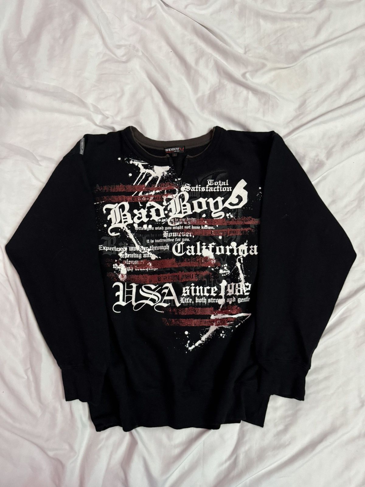 If Six Was Nine 2000s Bad Boy Wild Poems Anarchy y2k Sweatshirt Size US L / EU 52-54 / 3 - 1 Thumbnail