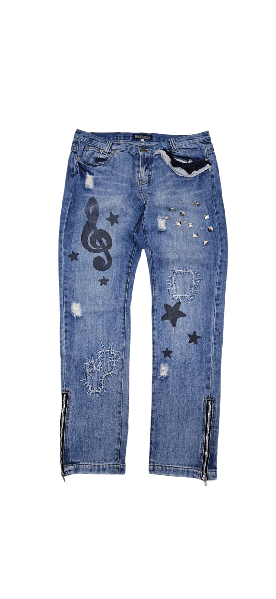 Seditionaries Hell Cats Punk Spikes Distressed Seditionaries Zipper Leg Size 32" / US 10 / IT 46 - 1 Thumbnail