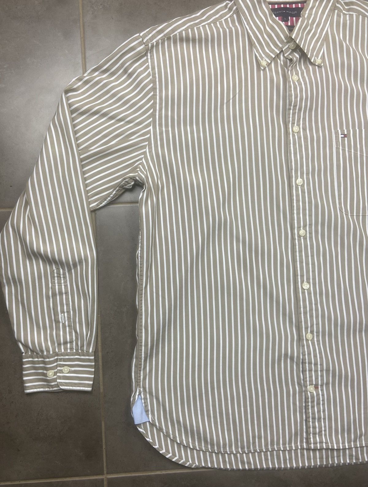 Tommy Hilfiger Tommy Hilfiger Vintage Long Shirt Size US L / EU 52-54 / 3 - 6 Thumbnail
